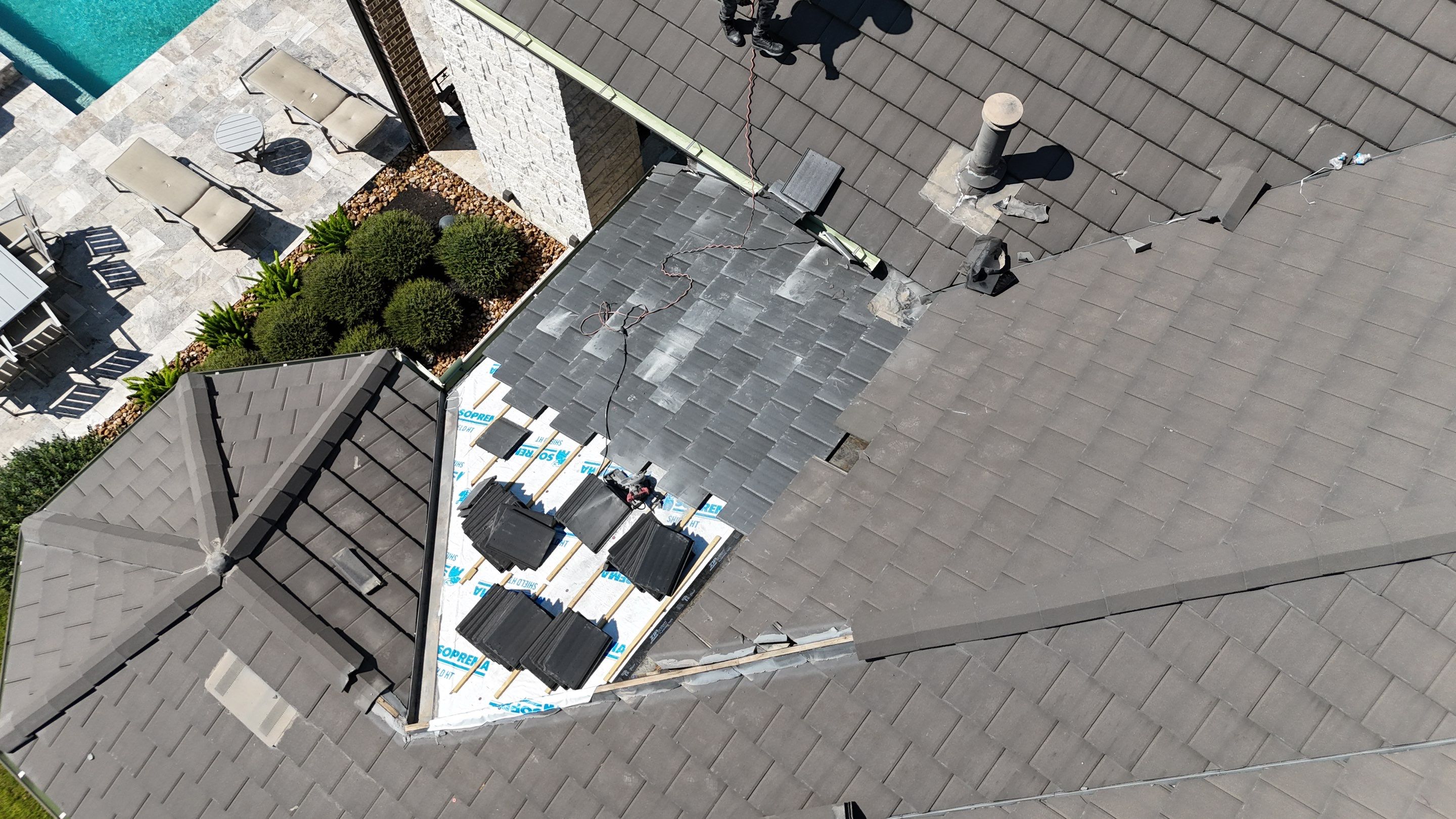 Saxony Tile Repair in Bridgeland! by Core Four Roofing