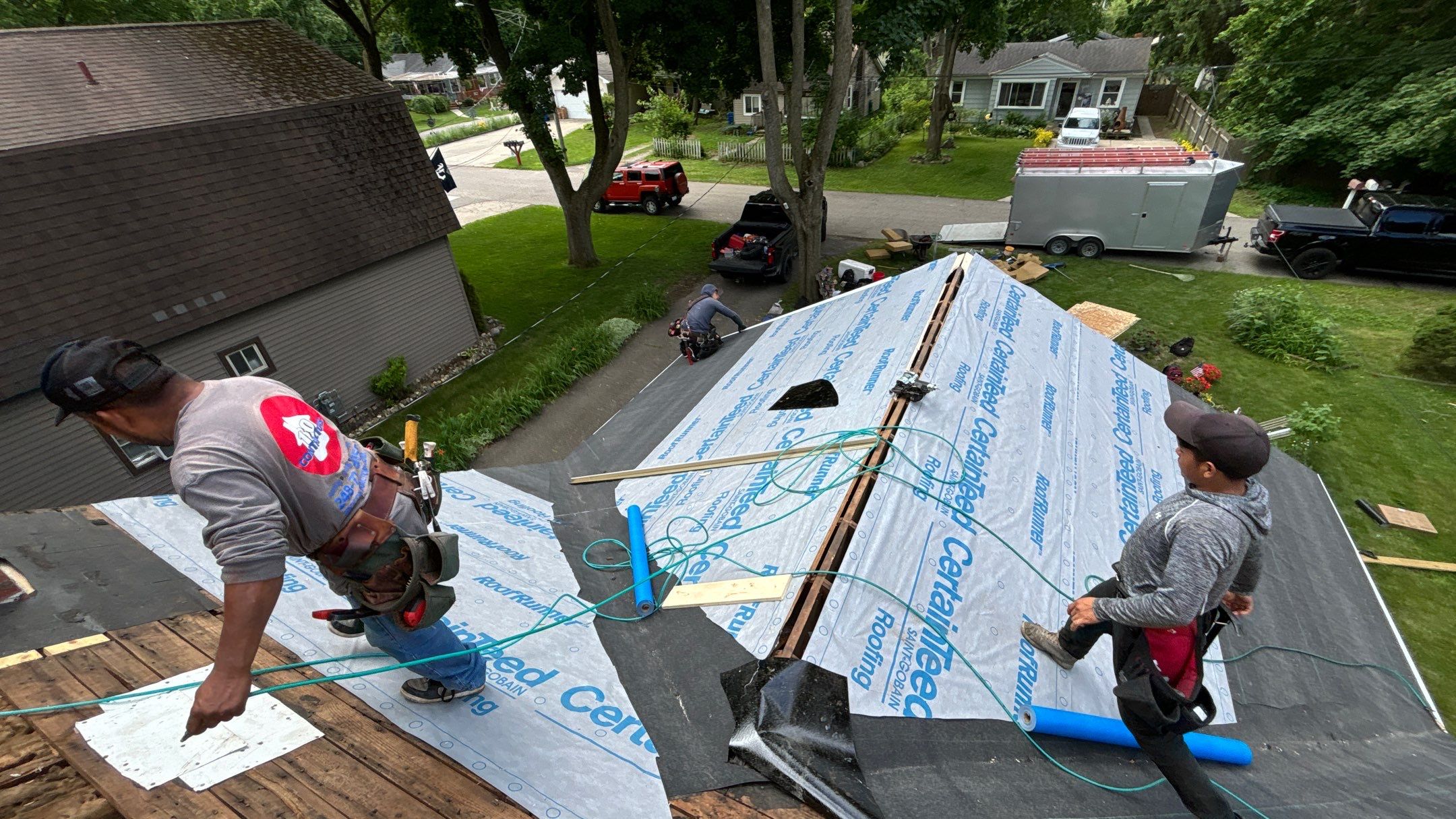 Roof Replacement using CertainTeed Landmark by 180 Contractors