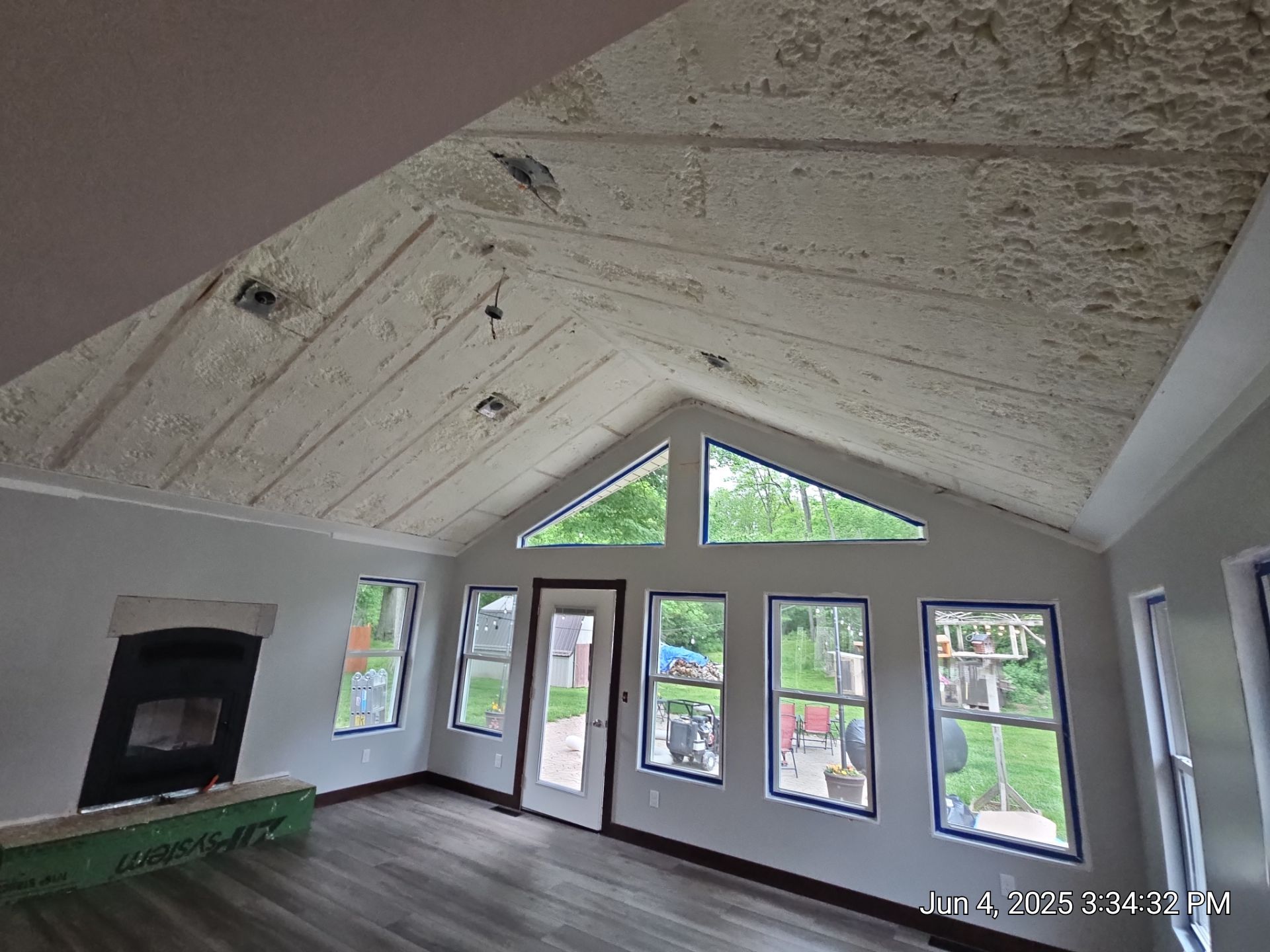 Removing a bad foam install by a national company by M.Y INSULATION LLC