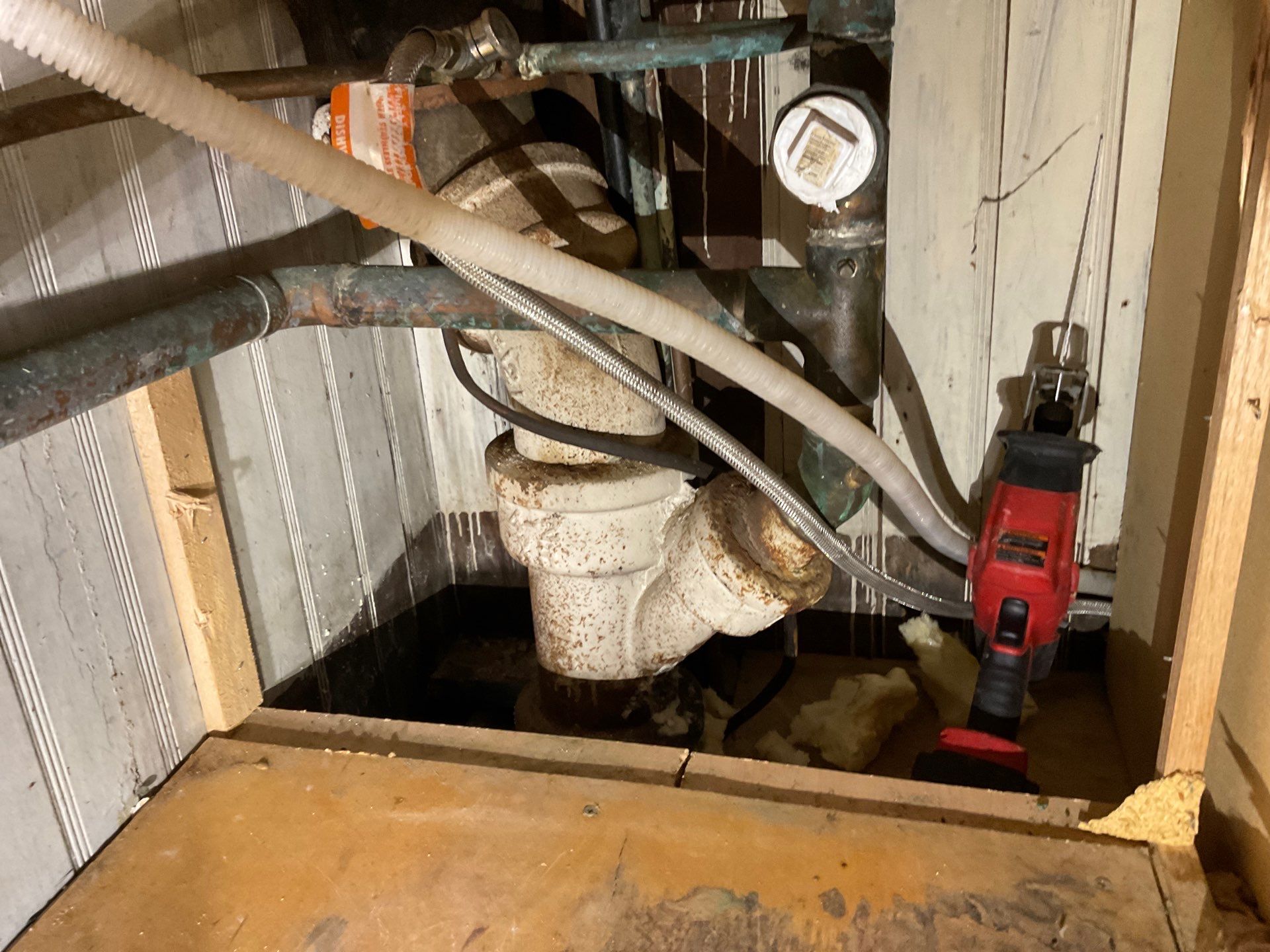 Cast Iron Drain Repair & Toilet Valve Replacement — Salem, MA by FAGONE MECHANICAL