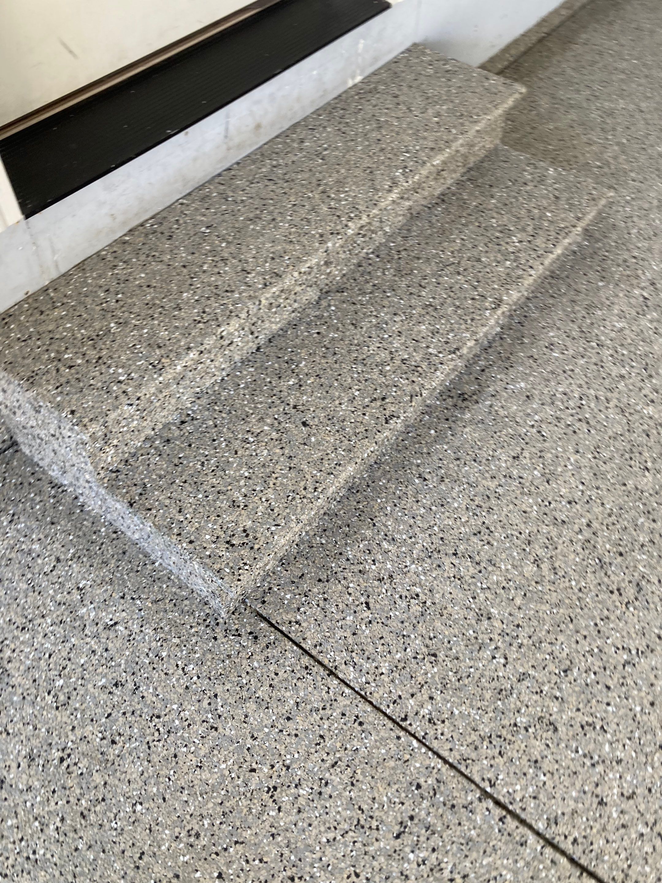 Driveway Transformation using Mediterranean Colorway by Croc Coatings, LLC