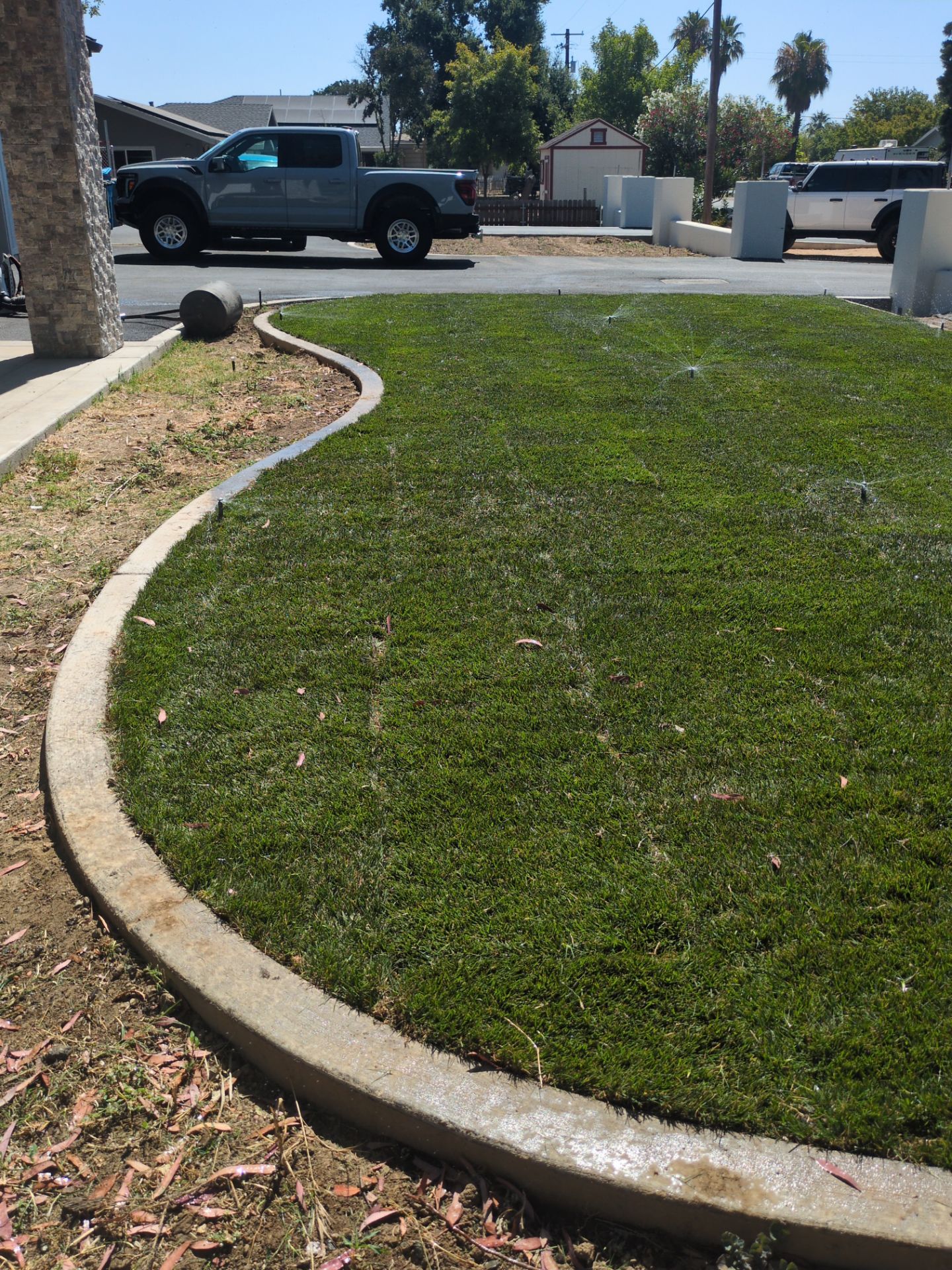Project in Yuba City by A - G Sod Farms