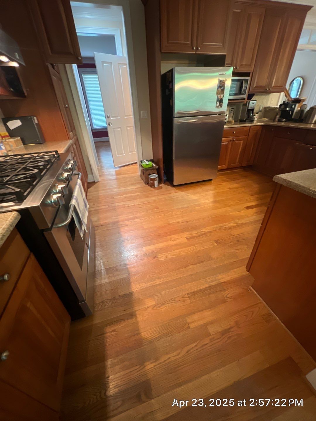 A beautiful refinishing project in The Oaks, Chapel Hill by Accent Custom Floors