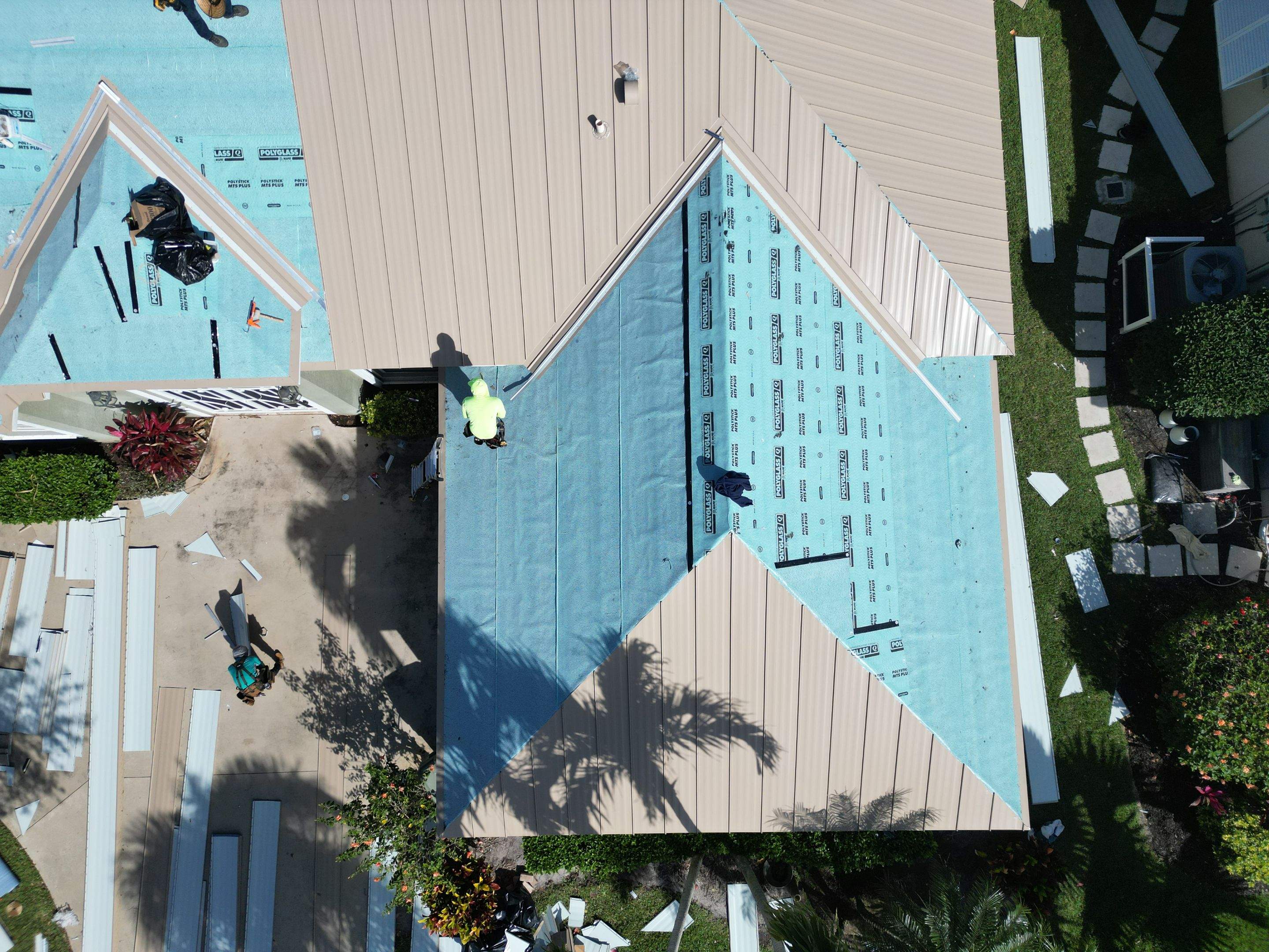 Champagne Standing Seam by Reimagine Roofing