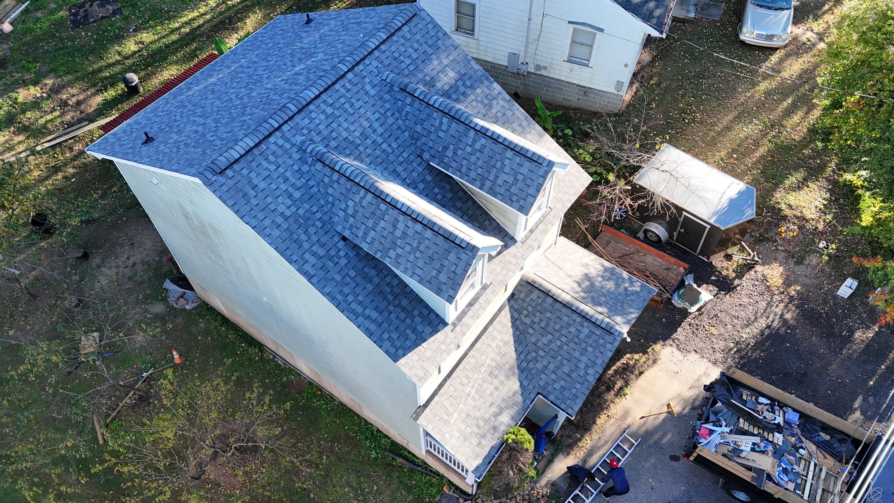 Roof replacement by hail and wind  by Just Brilliant Restoration JBR