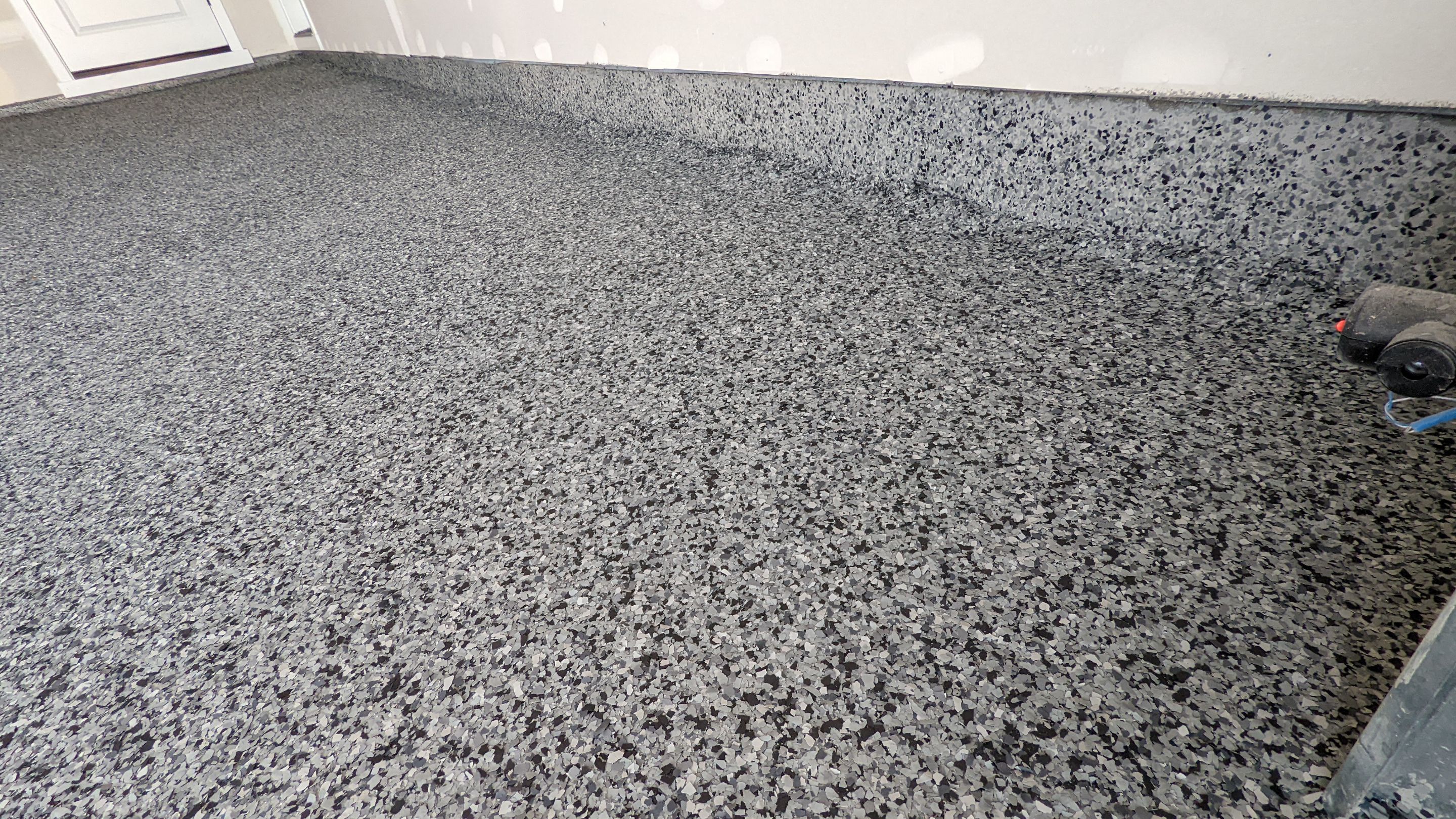 Garage Transformation using Nightfall and the Penntek Evolution System by Croc Coatings, LLC