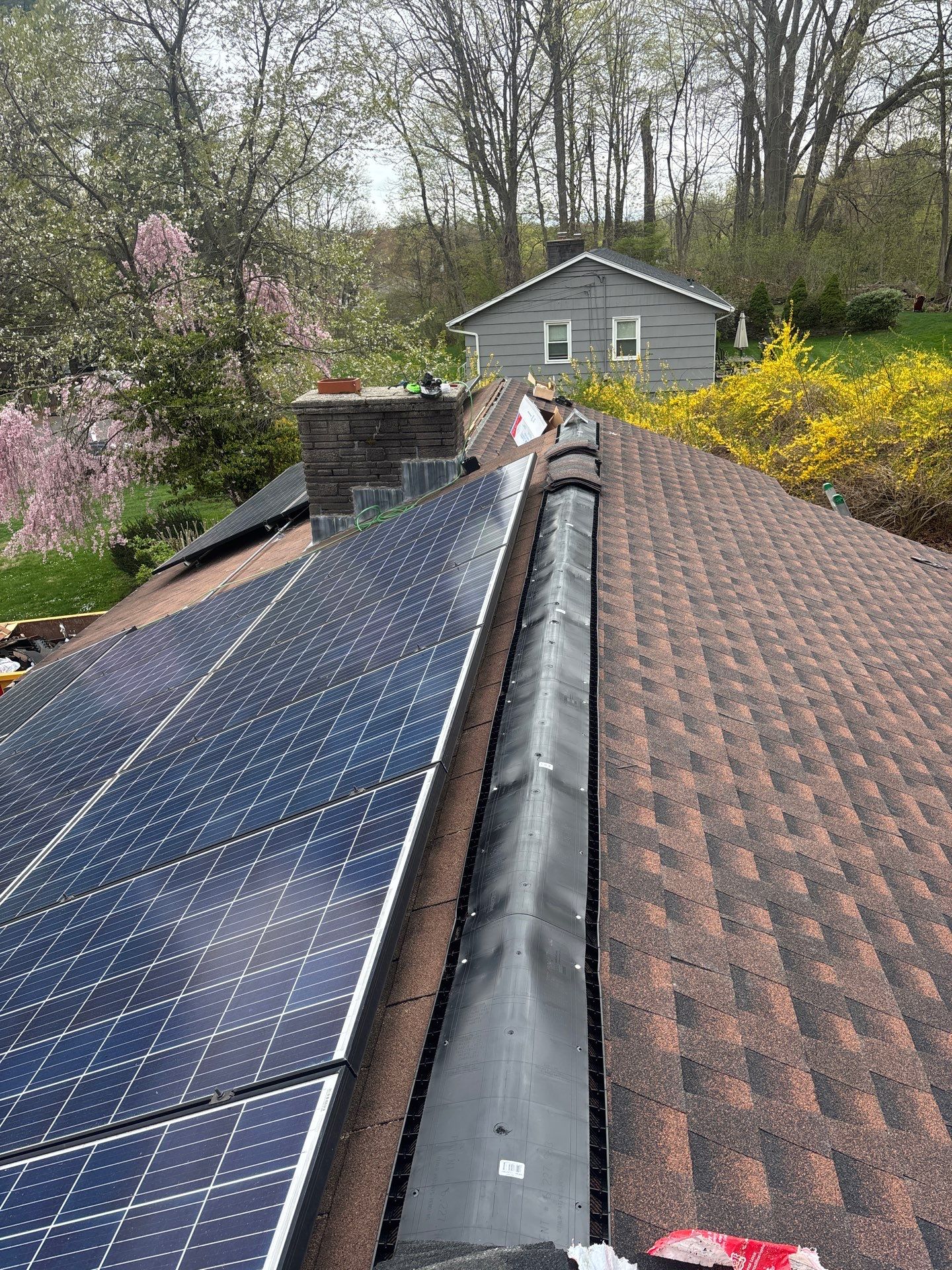 Asphalt shingles in Orange, CT gives homeowner brand new roof! by DiGiorgi Roofing and Siding Inc