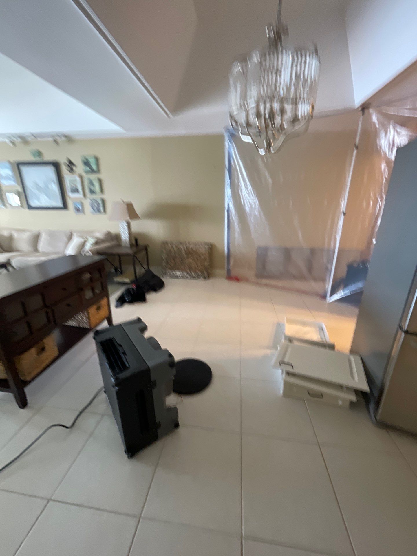 Mold remediation and rebuild of kitchen and living areas by Bay Coast Restoration 