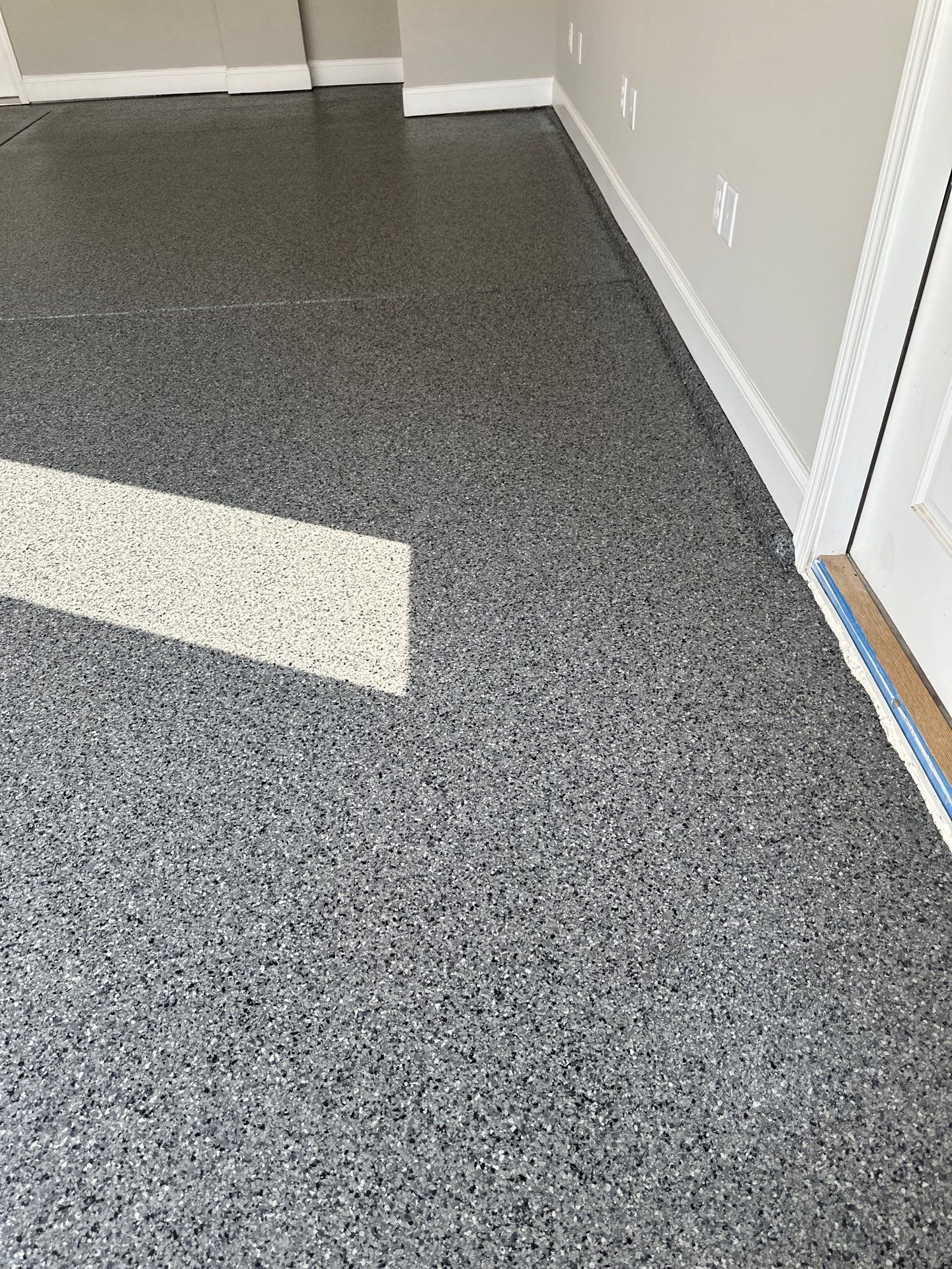 Garage Floor Coating using Nightfall by My Garage Floor Guys