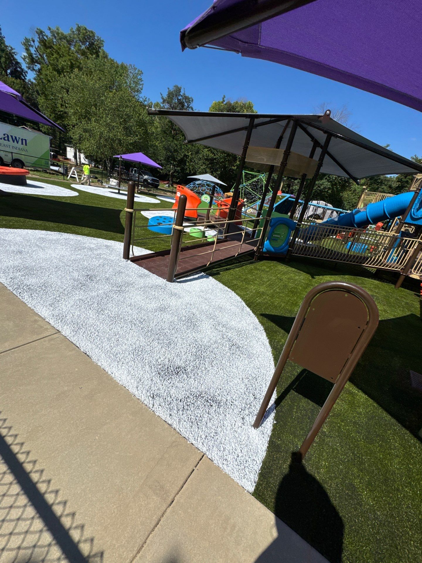 Lou Dennis Playground Grass by ForeverLawn NEIN/INDY