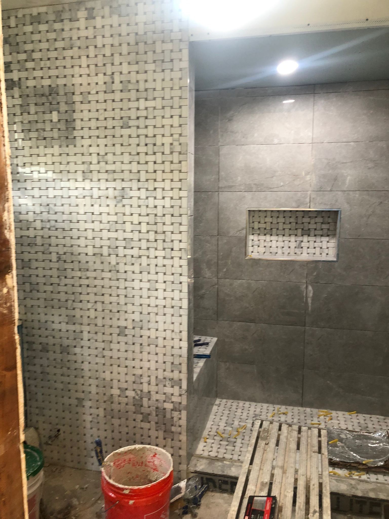 Bathroom Remodel using Tile by Home Concepts Construction
