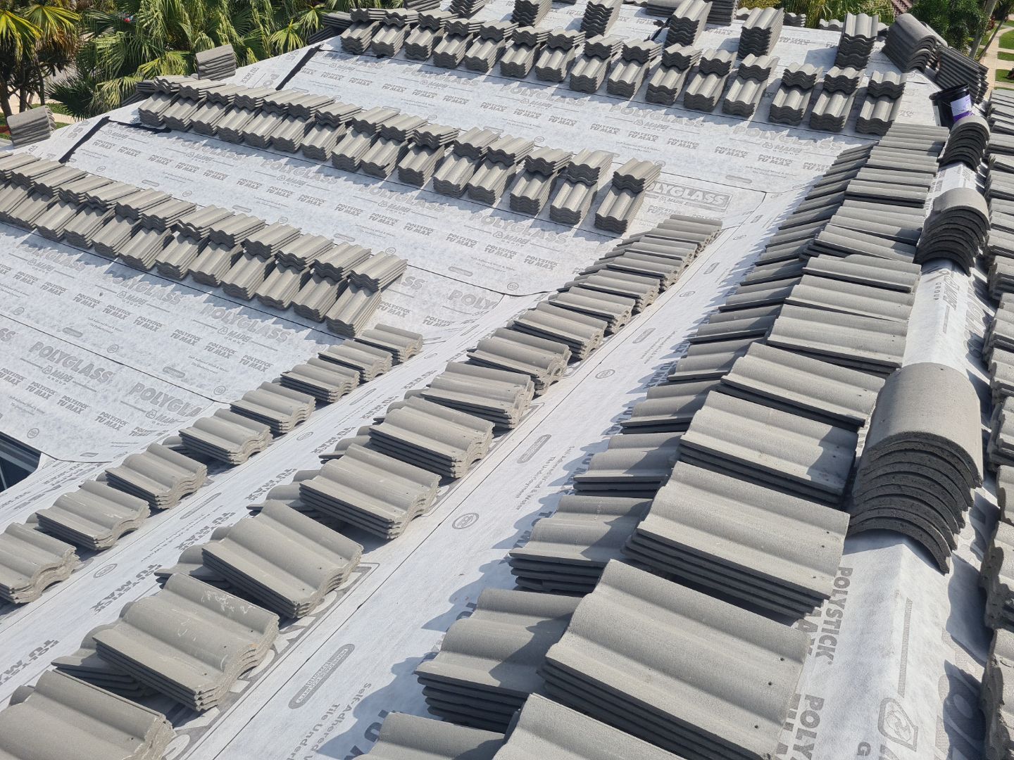 Residential Roofing Installation using Eagle Roofing Tile by BLUES BROTHERS ROOFING