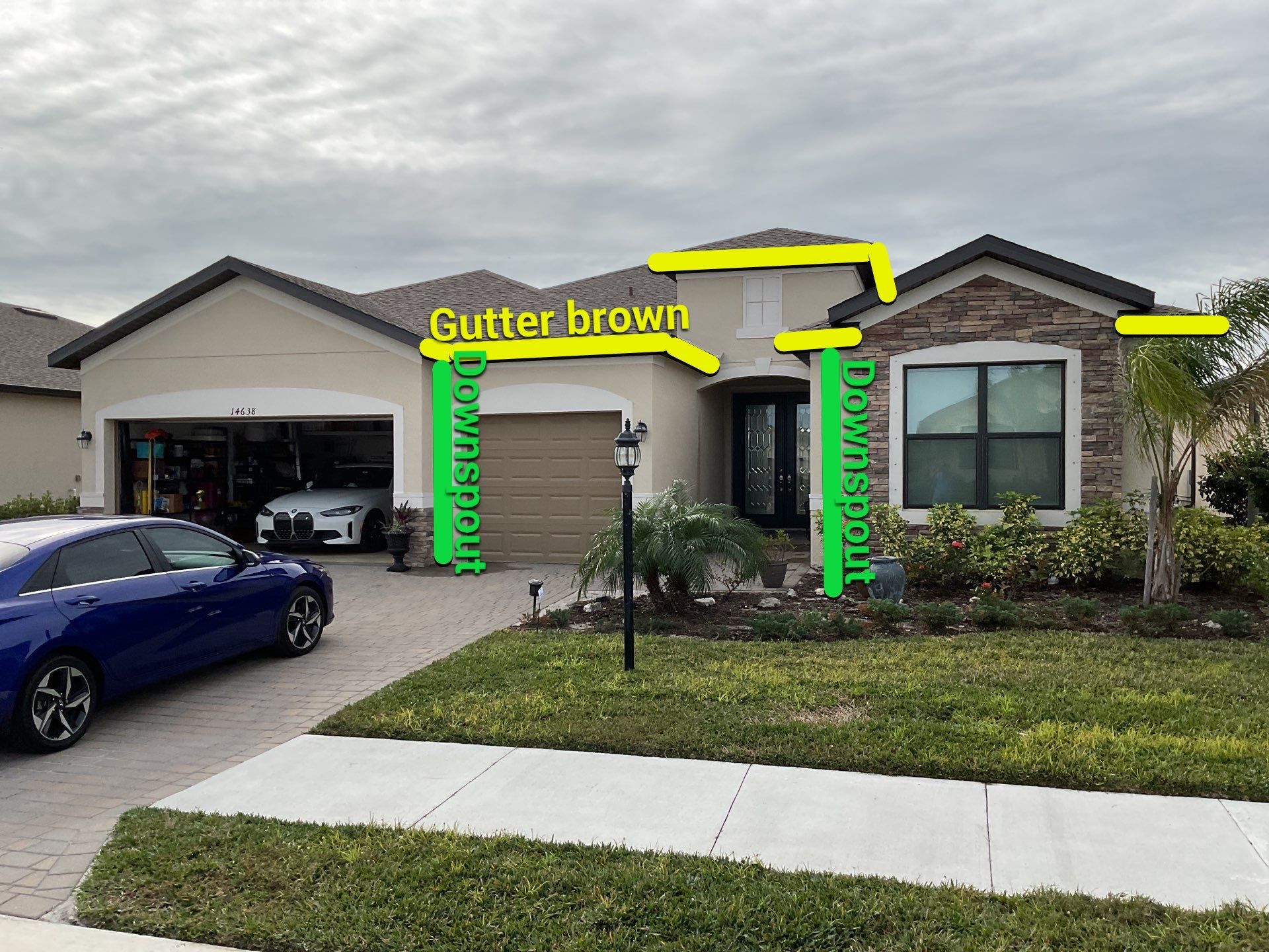 Gutter Brown Installation in Fort Myers FL by Gutter Professors