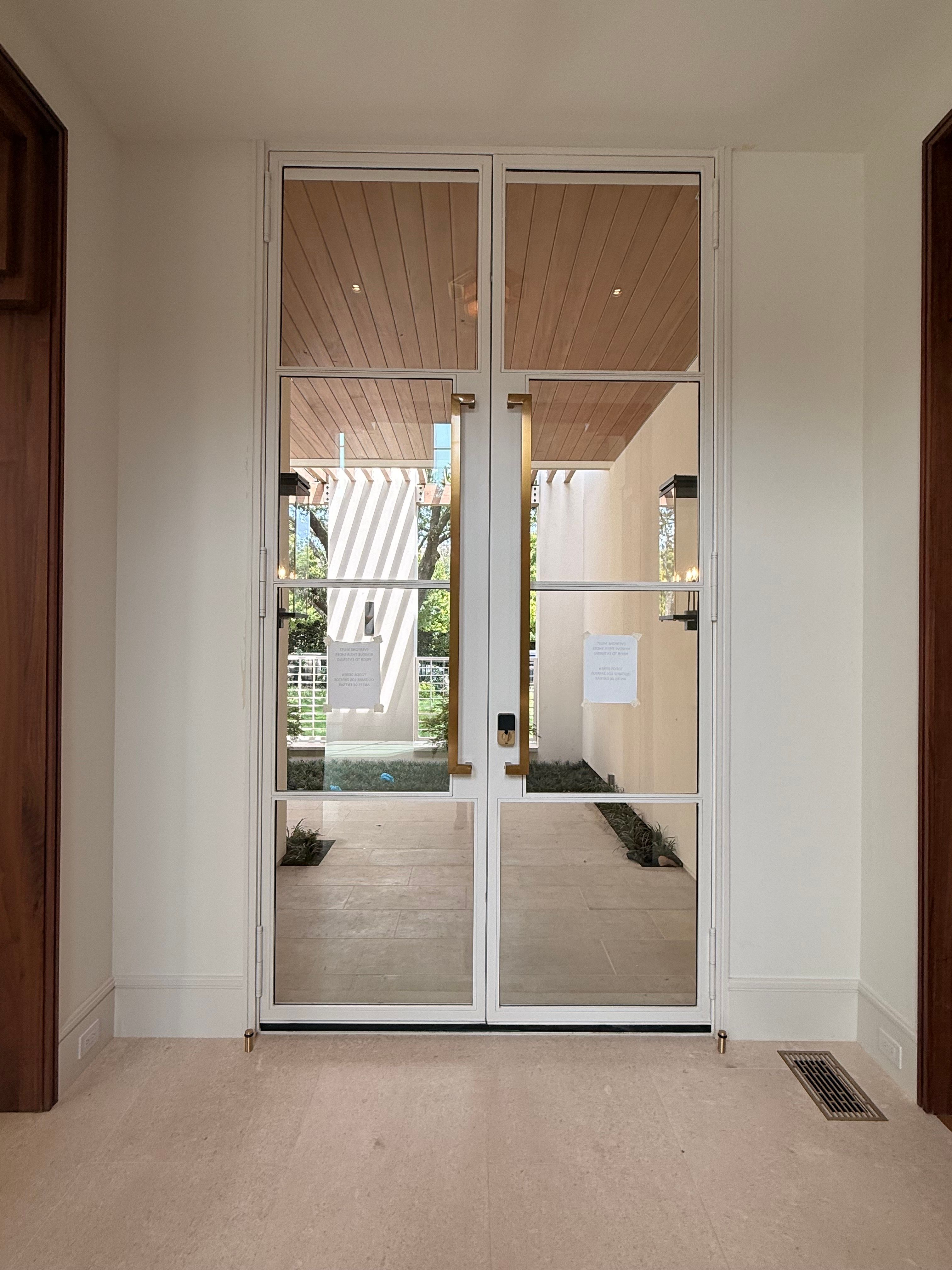 Custom Double Glass Door and Window Installation in Dallas by Solara Custom Living