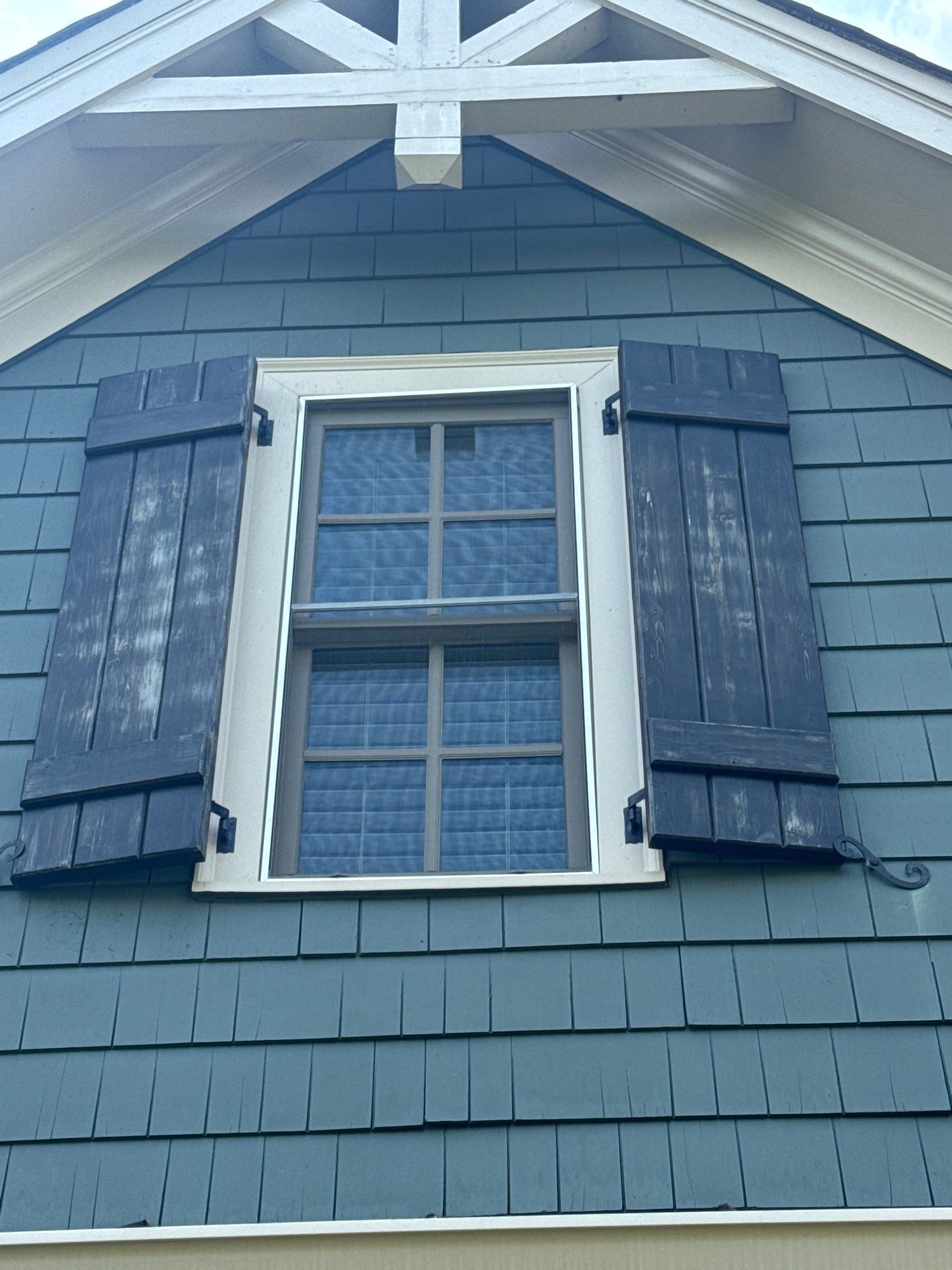 General Exterior Remodeling with Cedar Shakes and Custom Windows in Marietta by Swift Home Renovations