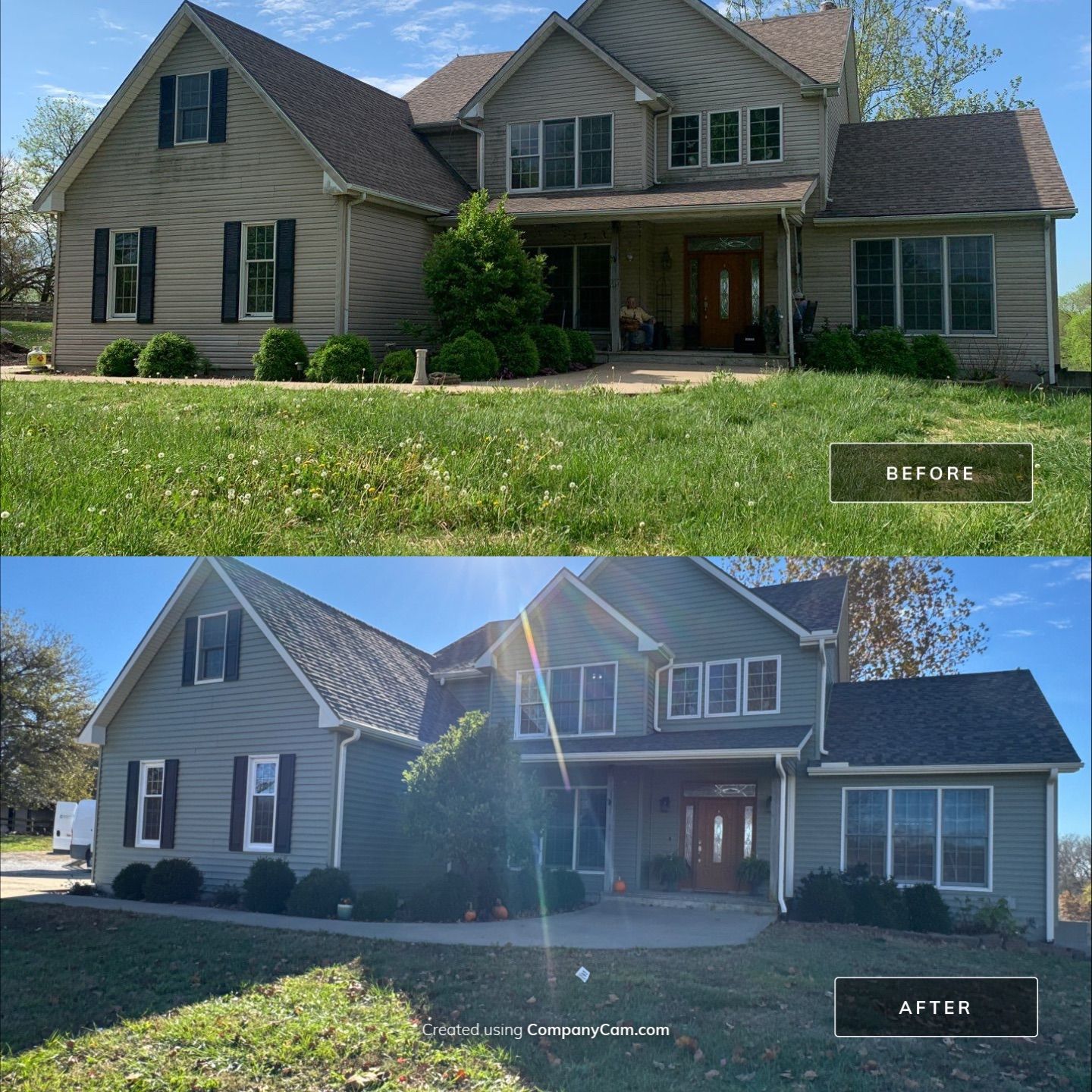 Comprehensive Residential Roof and Siding Replacement in Smithville Missouri by EEC Windows, Siding & Roofing