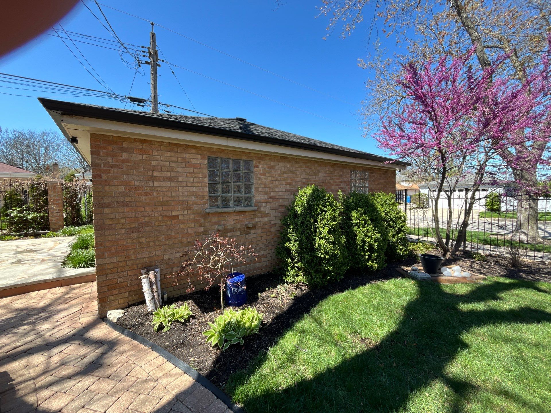 Brick repair, CSS, and stone cleaning by Northern Power Washing LLC.