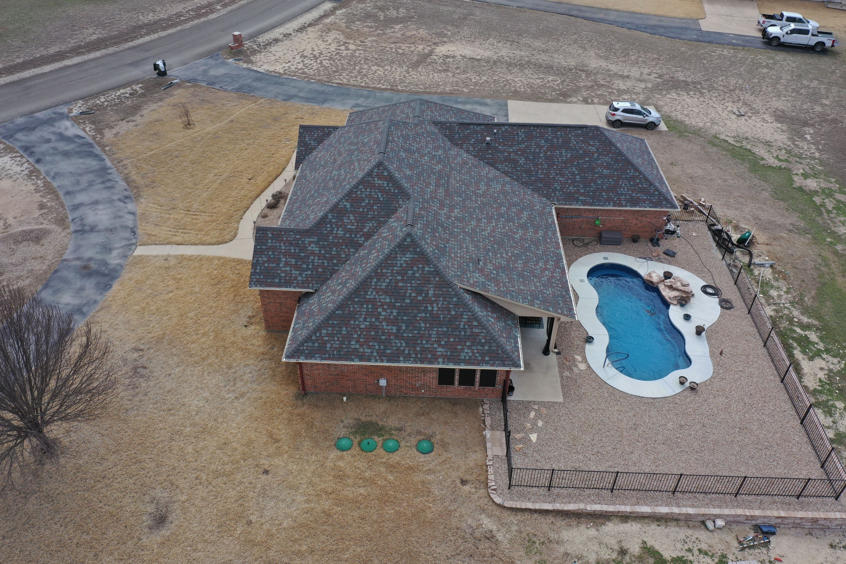 Residential Roof Replacement using Owens Corning - Duration - Colonial Slate by Action Exteriors Austin