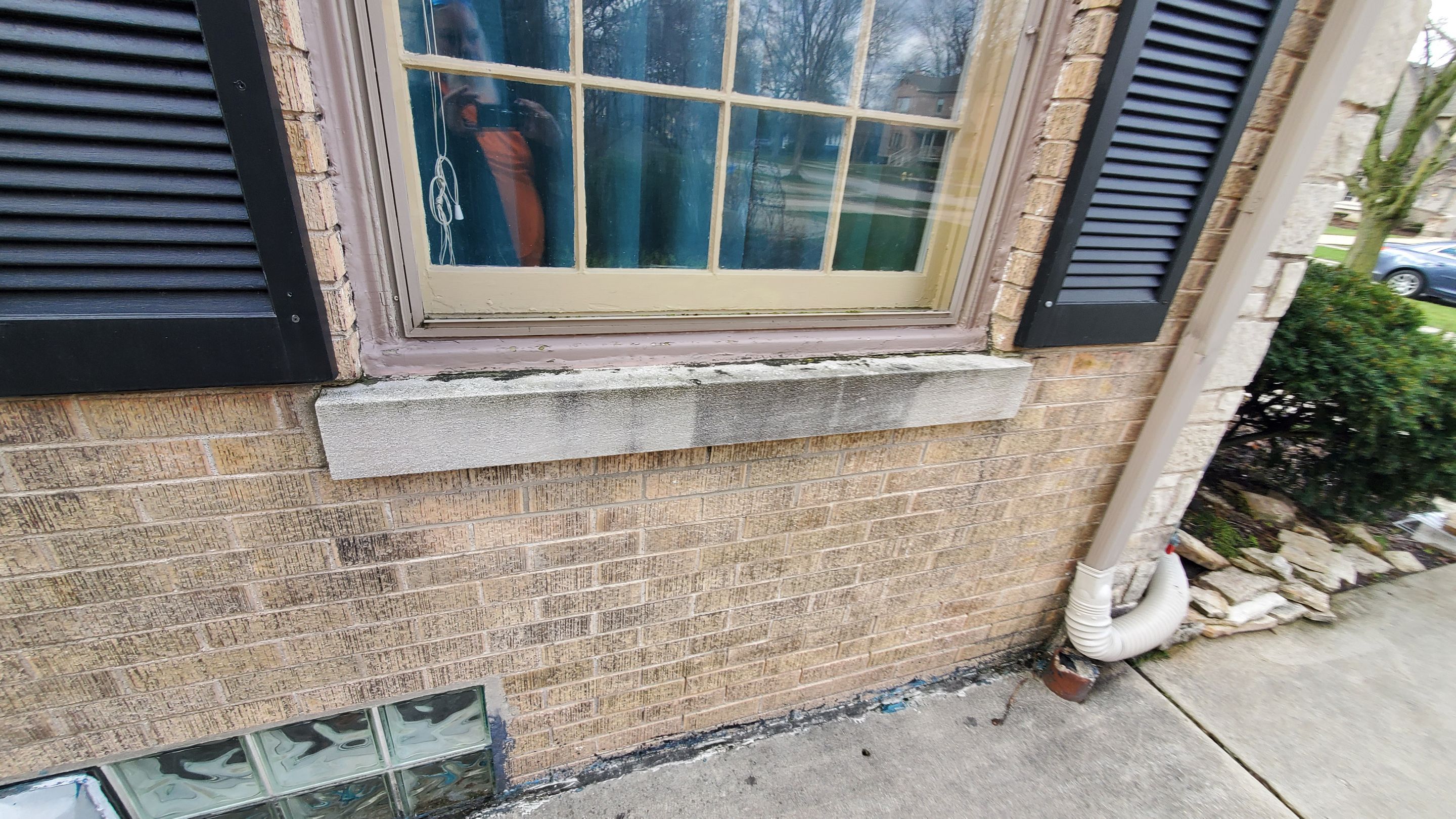 Wood cleaning and staining using Armstrong cloark oil stain by Northern Power Washing LLC.