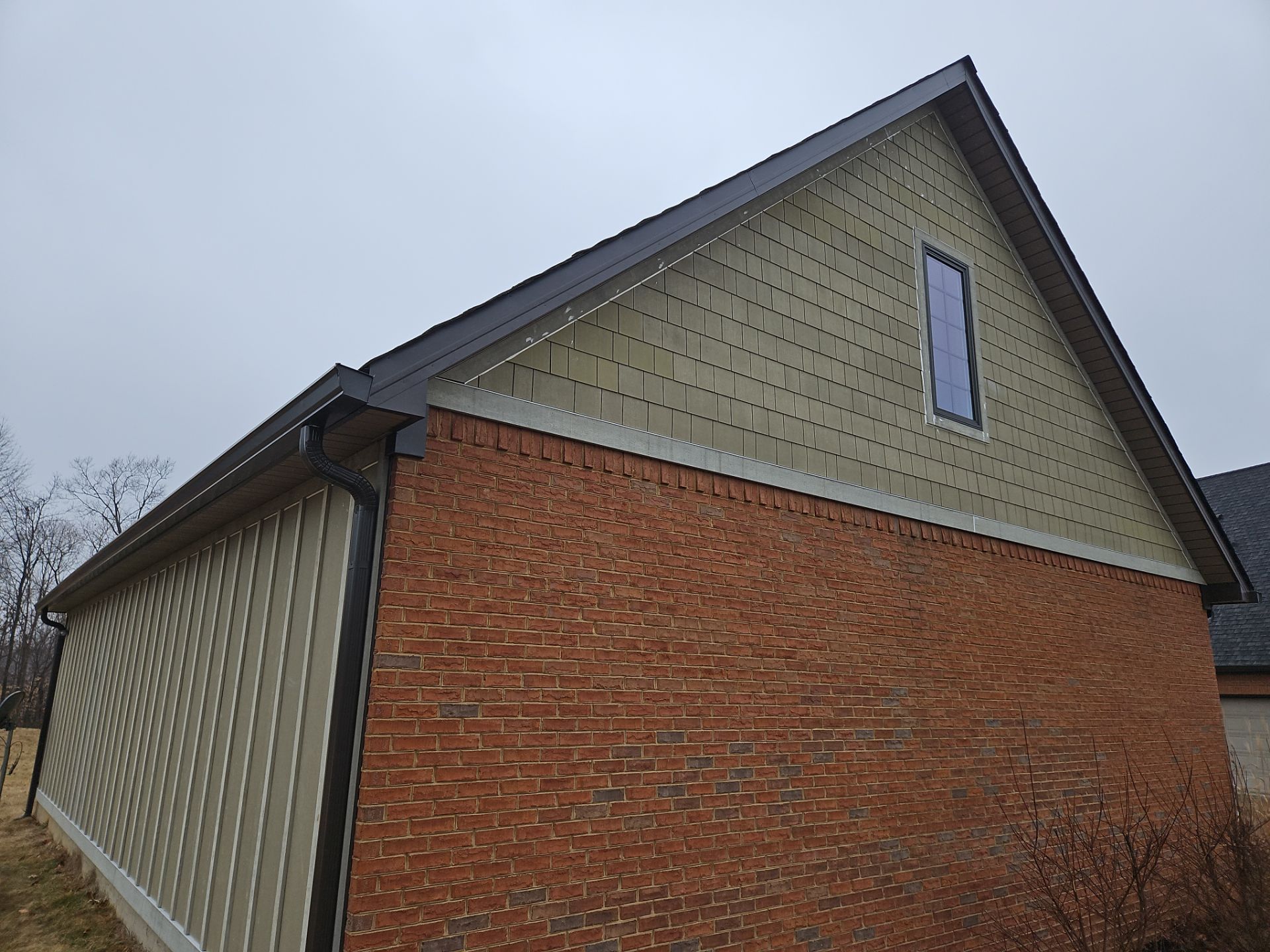 Siding Installation using James Hardie Board & Batten and James Hardie Shakes by Koontz Construction