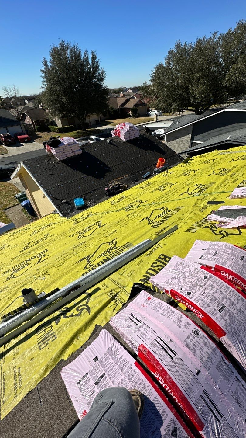 San Antonio Roof Project  by Bison Roofing  
