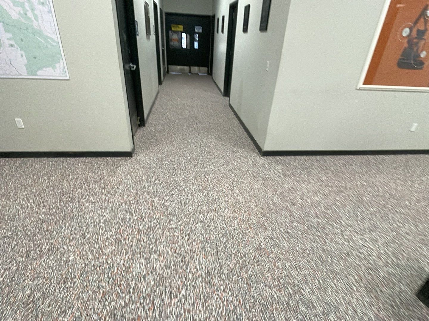 Equipment Share Commercial Floor Transformation using Smoke w/ 5% Orange by Croc Coatings, LLC
