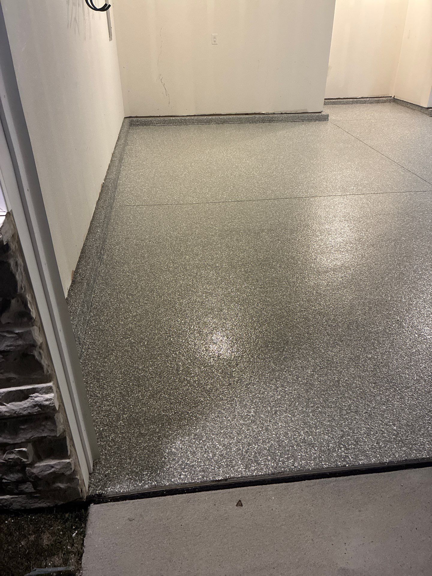 New Des Moines Garage Renovated by Revival Concrete Coatings