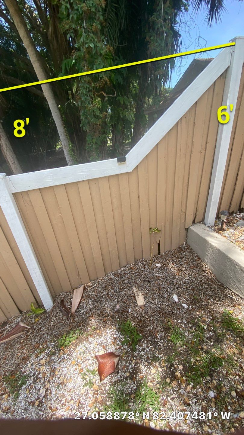 Venice, FL 6ft. Tall White Vinyl Privacy Fence  by Asap fence and gates, LLC
