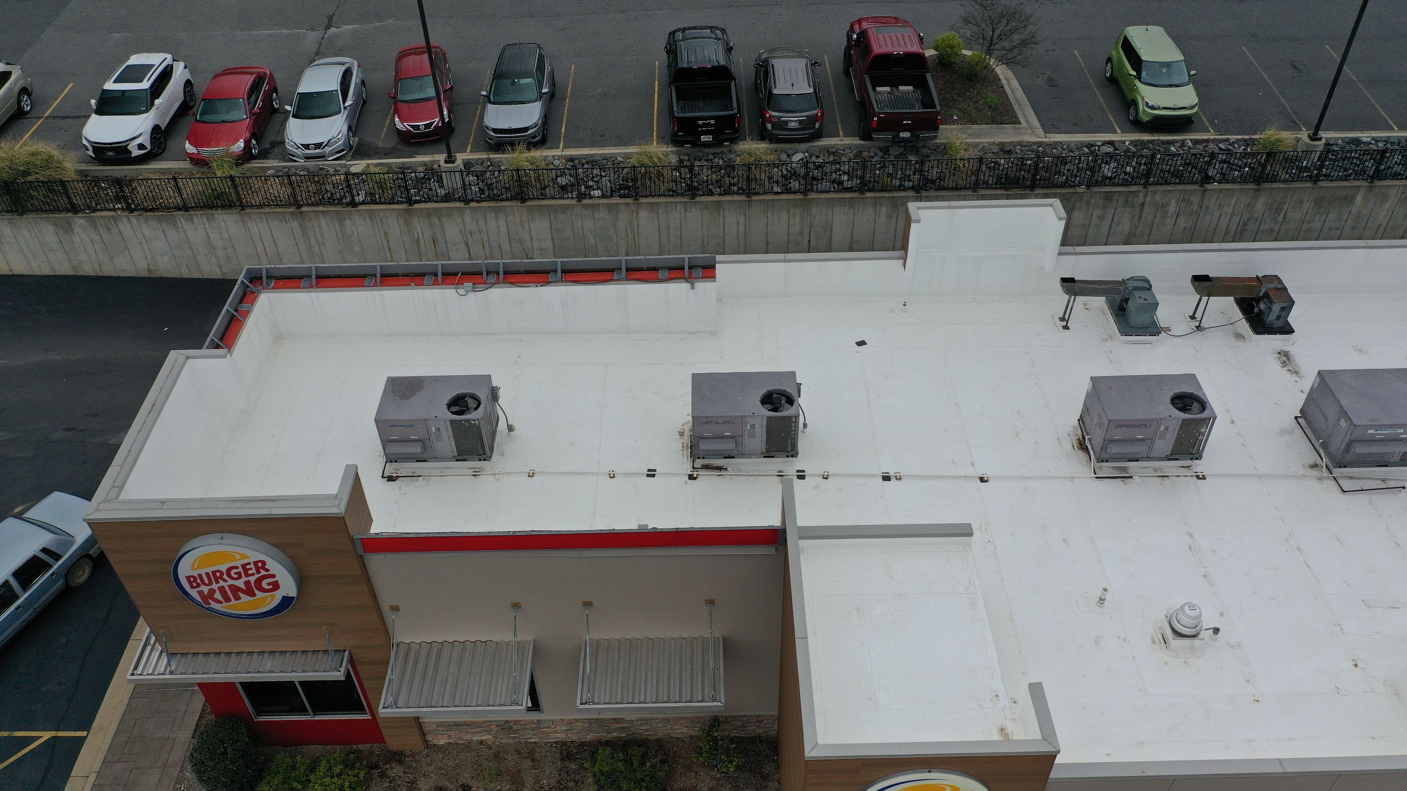 Commercial Roofing Installation using 50 mil PVC by Hostetler Roofing