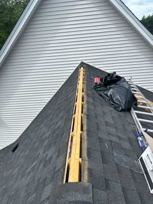 Ridge Vent & Cap Replacement – Brookline, NH