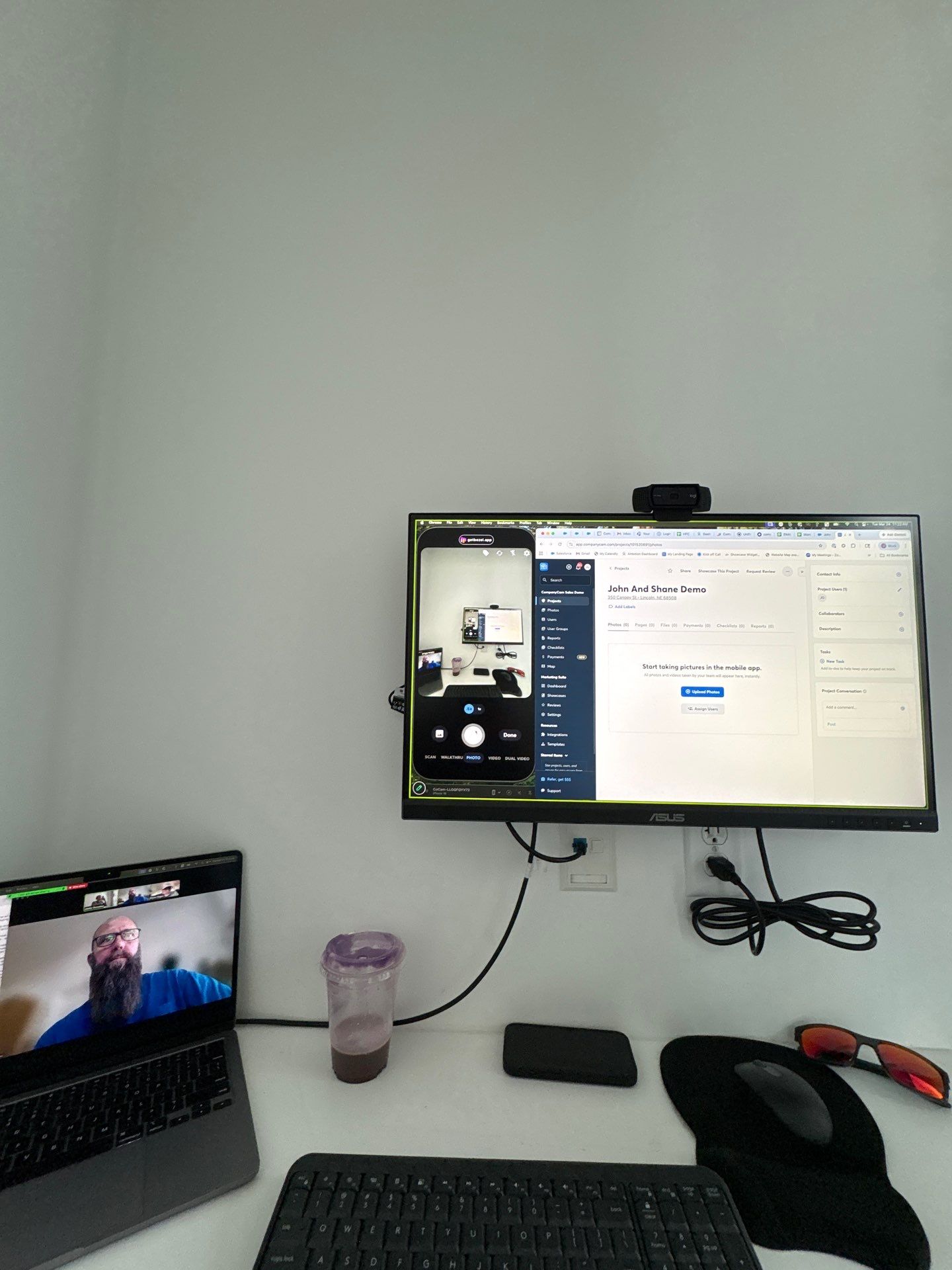 Office Setup and Glass Door Installation in Lincoln by CompanyCam Sales Demo