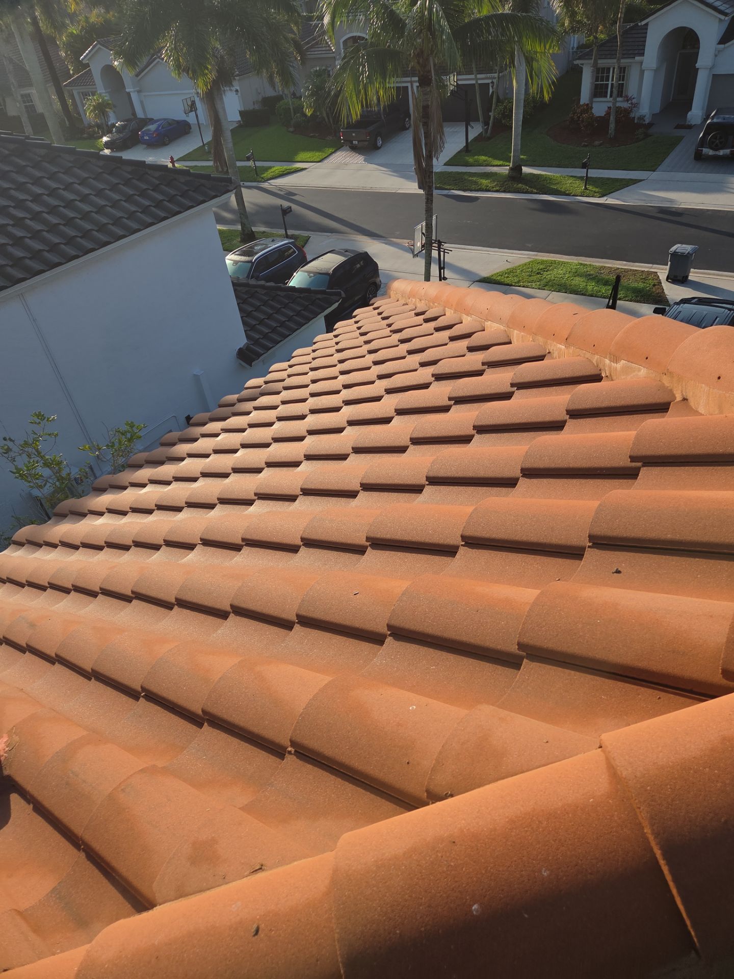 Clay Tile Roof Repair and Ridge Cap Maintenance in Boca Raton by Aastro Roofing