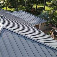 24ga 1.5" Mechanical Seam Charcoal Gray  by Total Roofing System The Metal Roof Experts