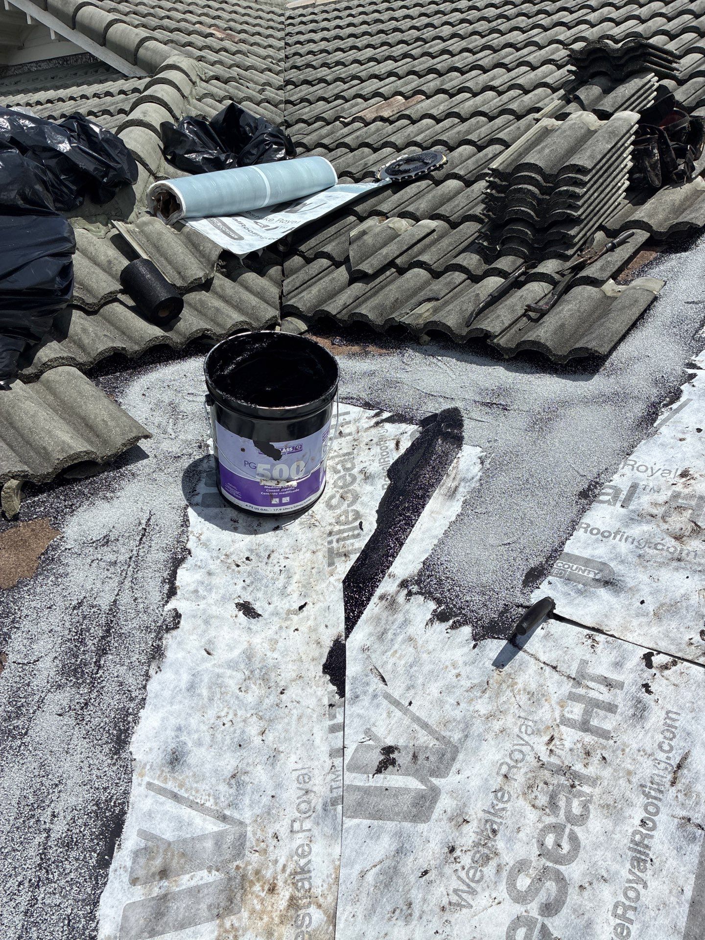 Concrete Tile Roof Leak Repair and Decking Replacement in Boca Raton by Aastro Roofing