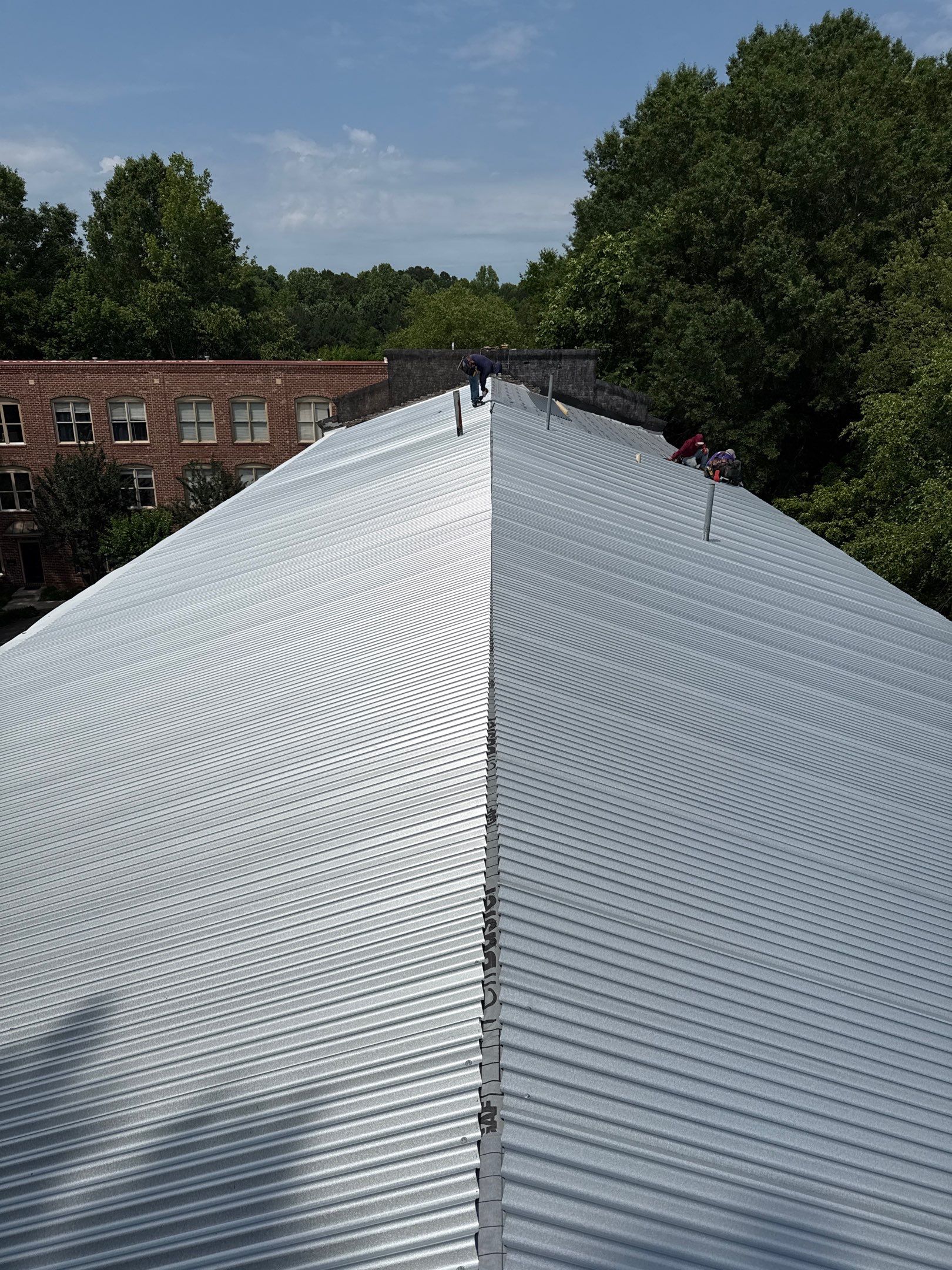 Roof Replacement - 24 Gauge Galvalume - Historic Building  by Pro Performance Roofing