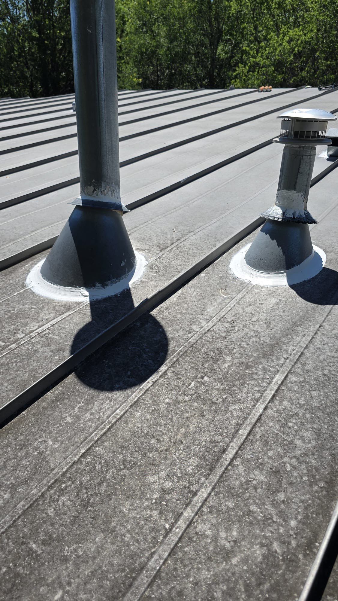 Standing Seam Metal Roof Leak Repair in Austin, TX by Kstylez Roofing & Construction