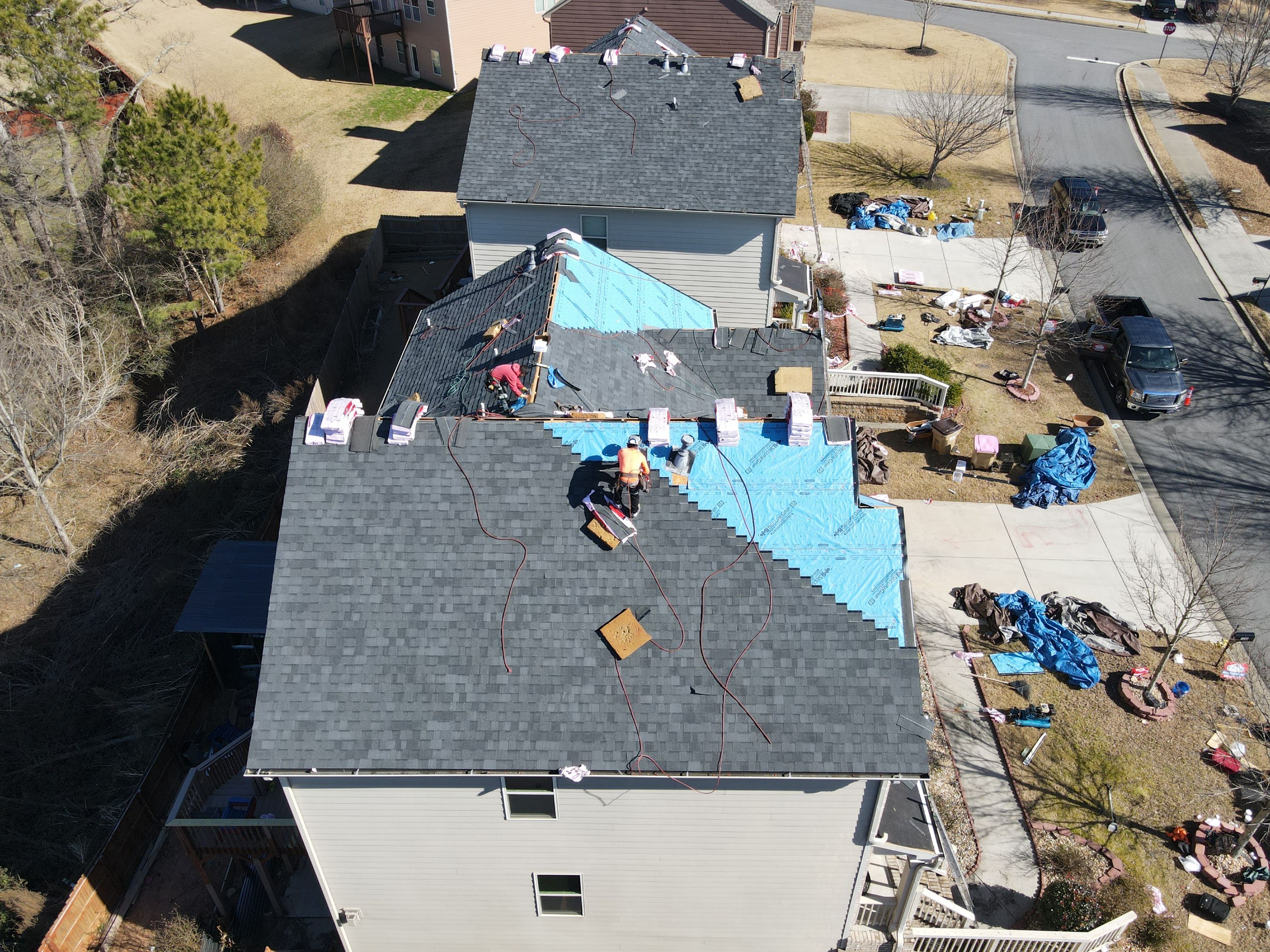 Residential Roofing Installation using Owens Corning by Inspector Roofing and Restoration