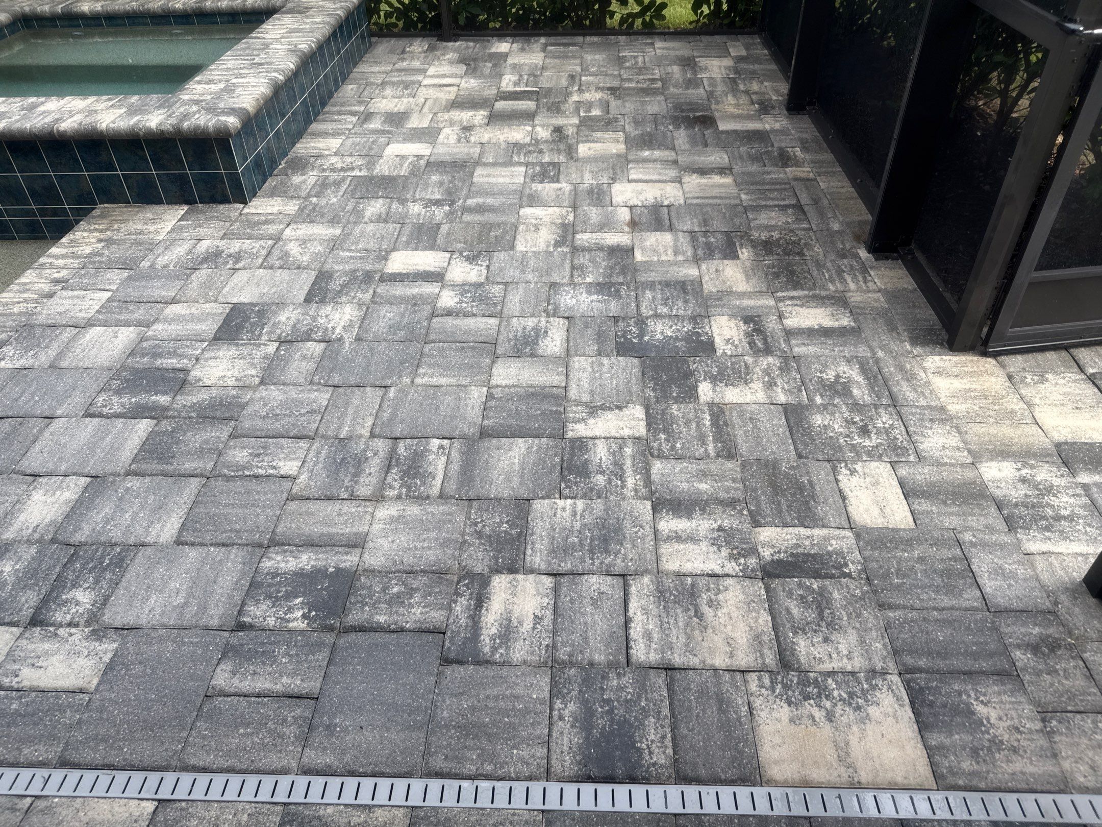 Paver Pool Deck Cleaning, Screen Enclosure & Front Entrance Cleaning – Cresswind at Lakewood Ranch, FL 34211 by Sunshine AquaWash
