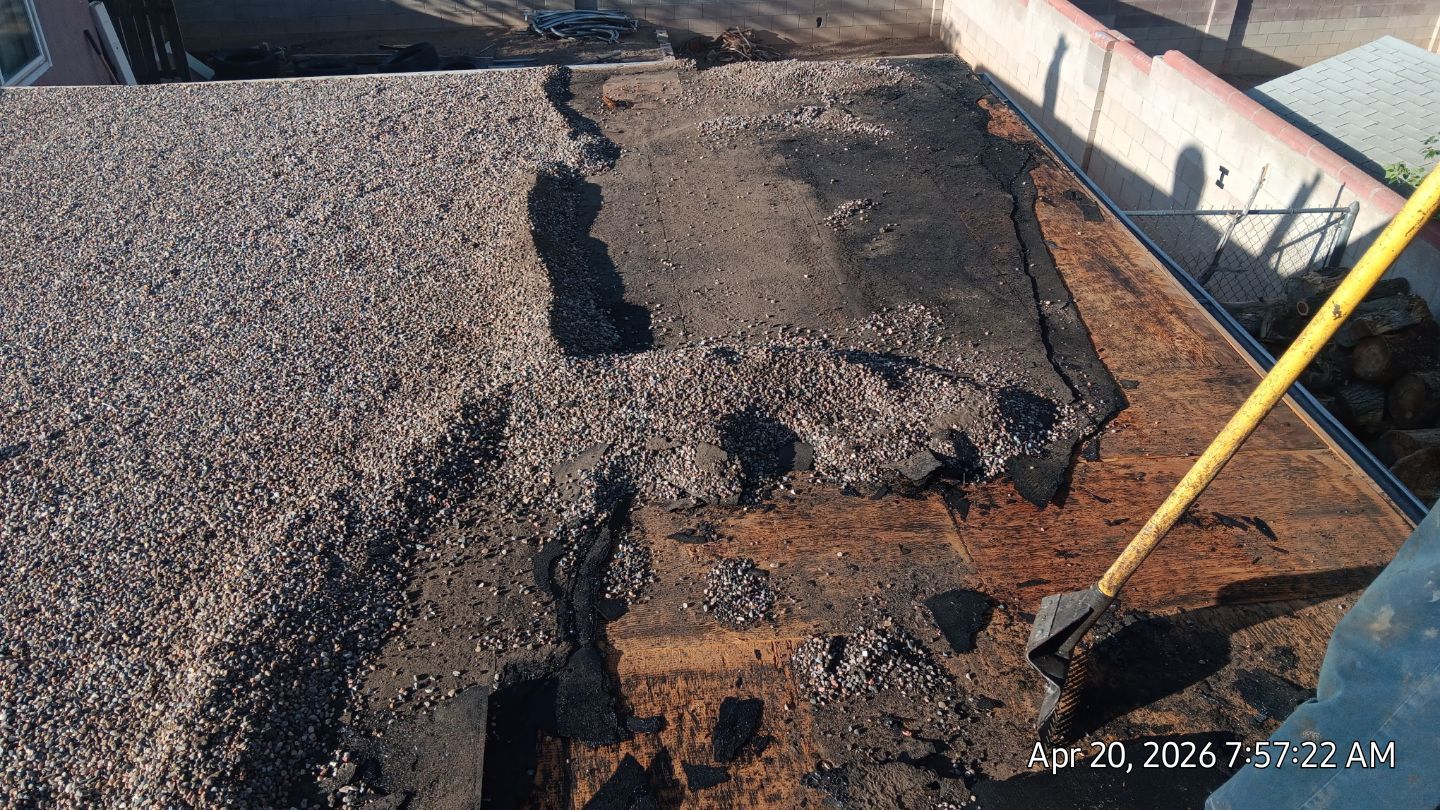 Residential TPO Roof Replacement and skylight replacement in Albuquerque by Doyle Roof Masters Inc