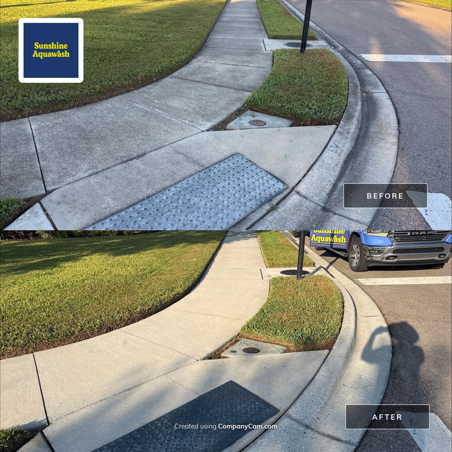 HOA Community Cleaning in River Wind | Sidewalk & Curb Pressure Washing in Bradenton, FL by Sunshine AquaWash