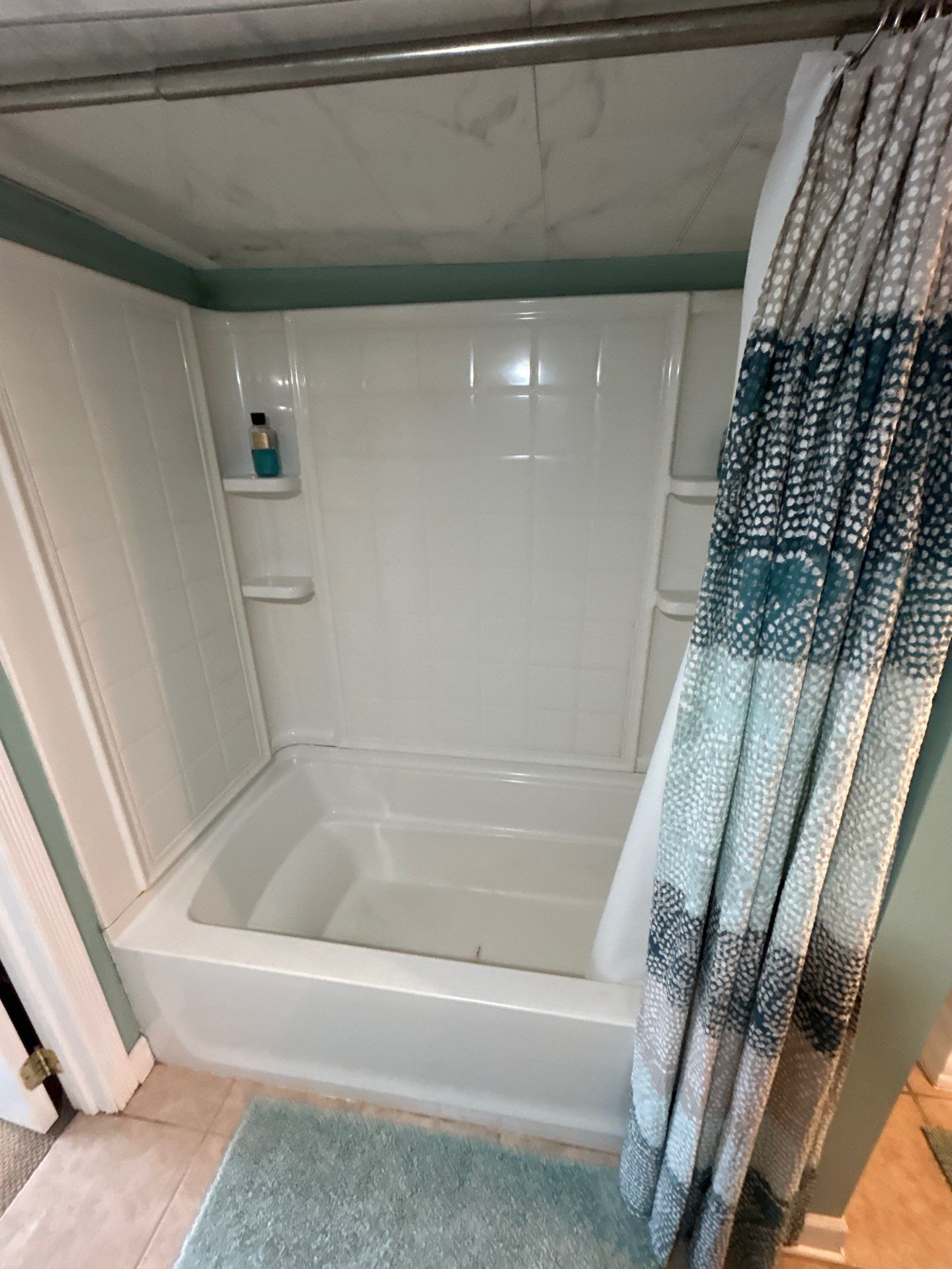 Jacuzzi Walk-In Shower Conversion and Bath Remodel in Traverse City by Rainbow Seamless Systems
