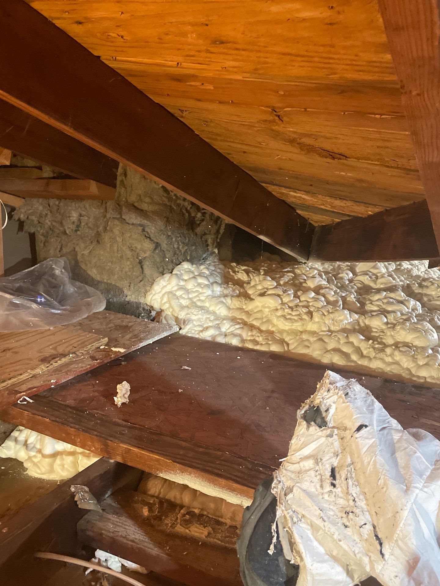 Open Cell to an Attic Flat by NYS Foam & Energy