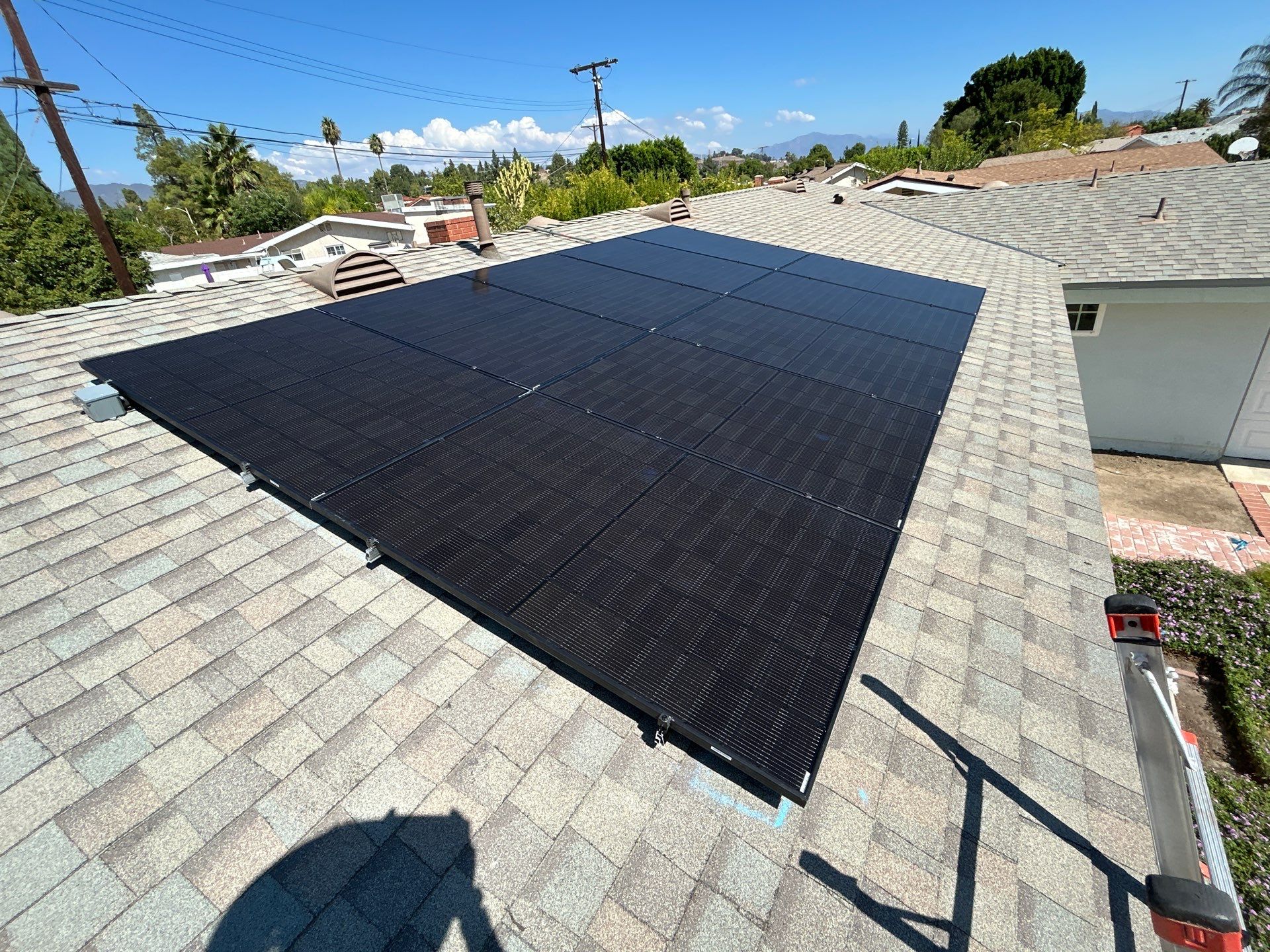 Los Angeles Residential Solar and Enphase Battery Storage Installation by AWS Solar