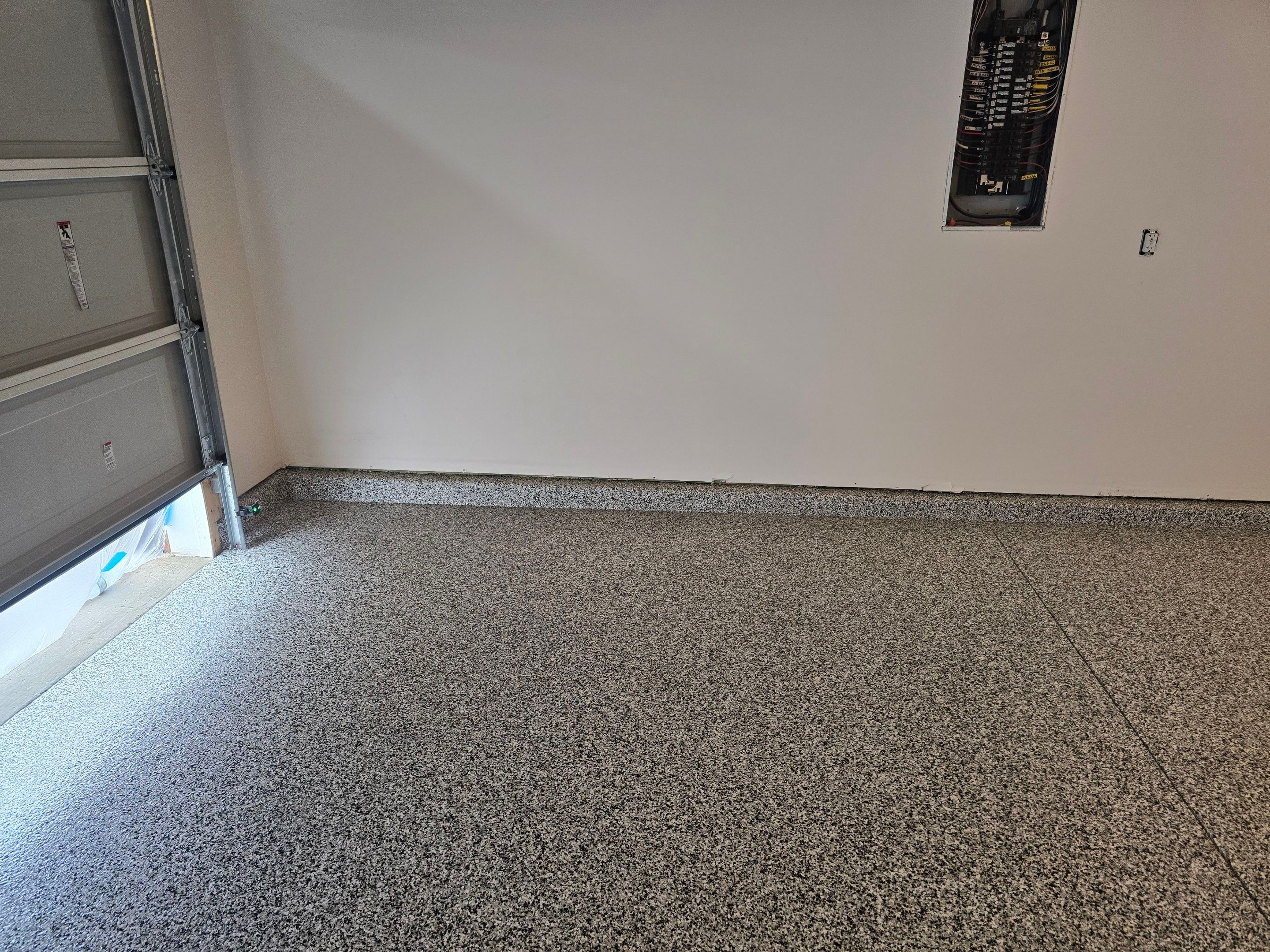 Garage using Domino by Elite Floor Solutions