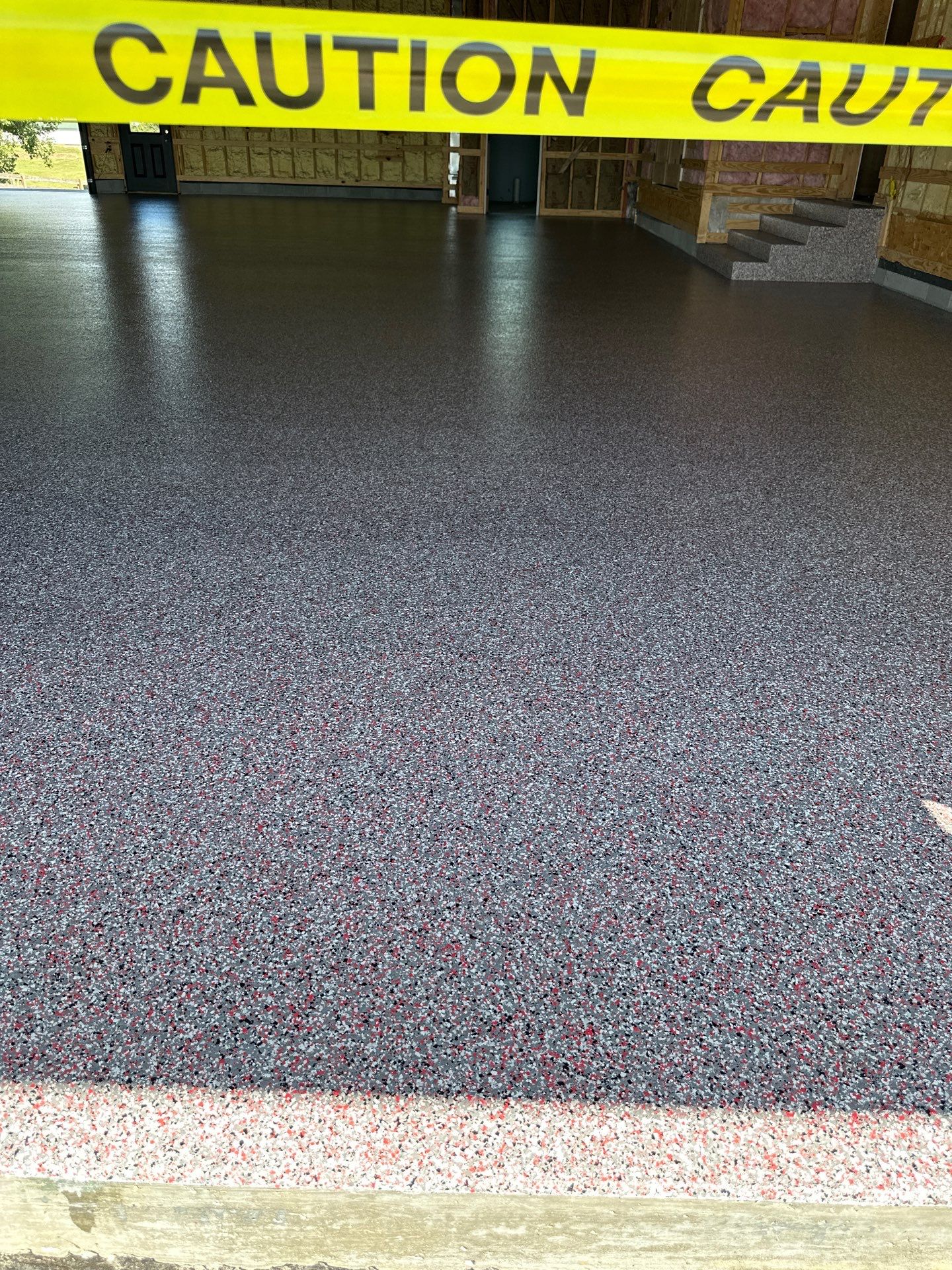 Garage Floor Coating using Custom Color by My Garage Floor Guys
