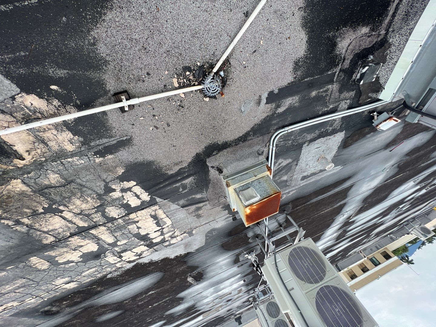 Commercial Roofing Repair using Roof Sealant by Four Peaks Roofing