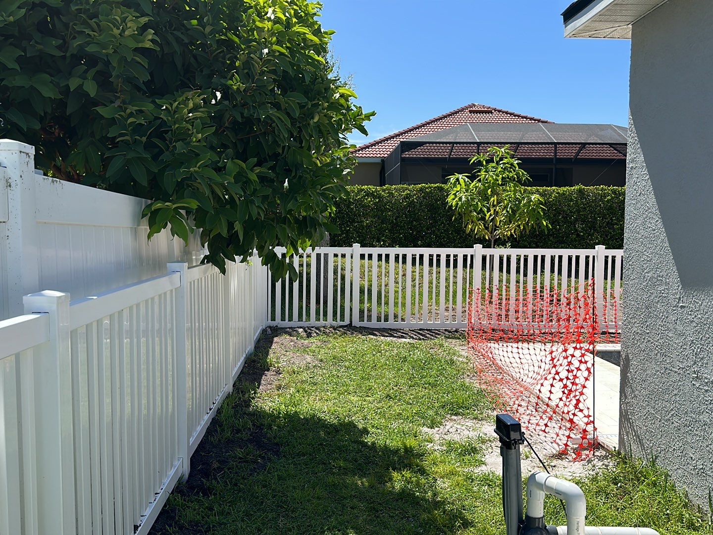 Vinyl Fence Installation using Vinyl Picket Fence by Asap fence and gates, LLC