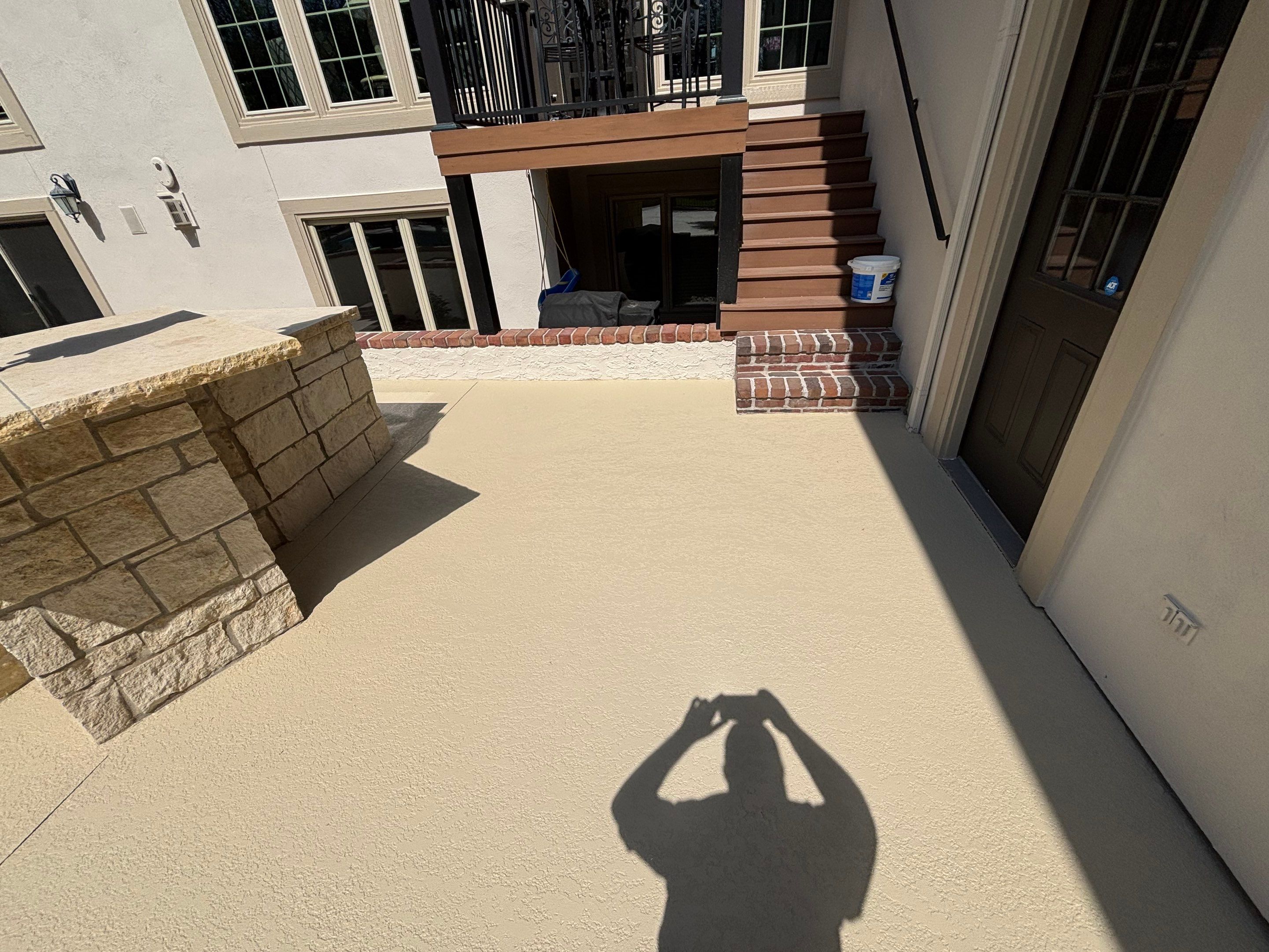 Pool Deck & Patio Resurface - Overland Park, KS by Big Red Decorative Concrete, LLC