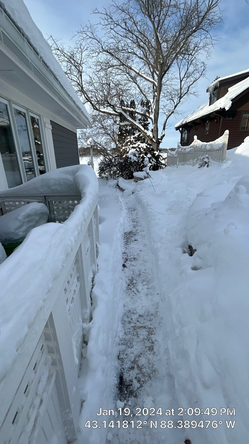 Roof Snow And Ice Dam Removal using Steamer by Total Restoration Services