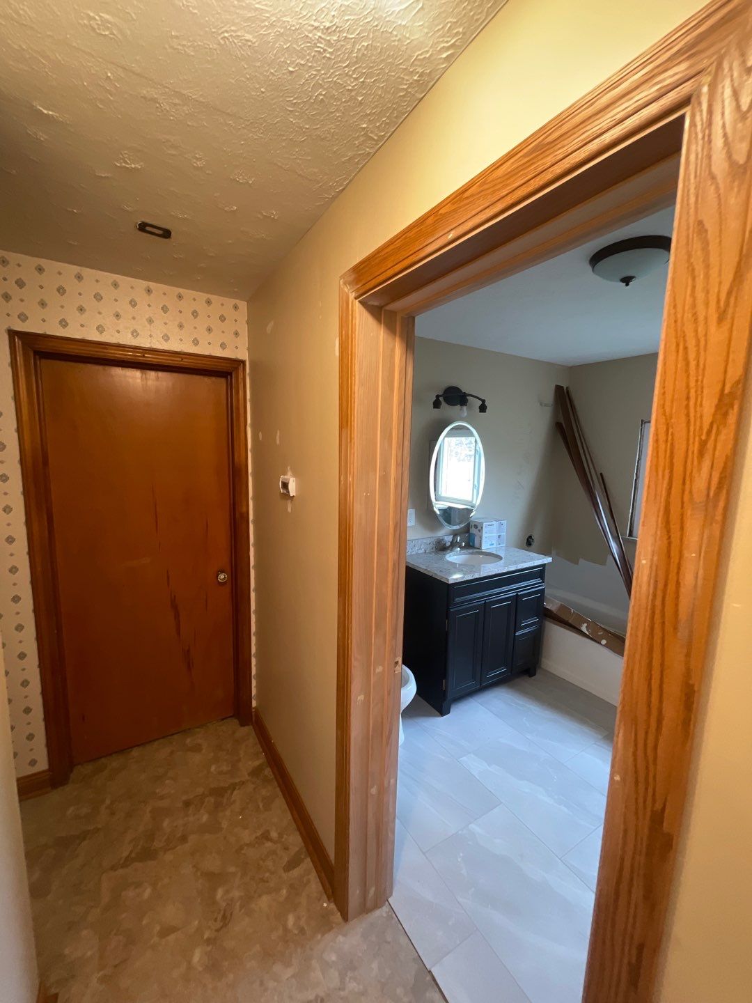 Door Staining using Minwax Stain by Callaway Contracting LLC